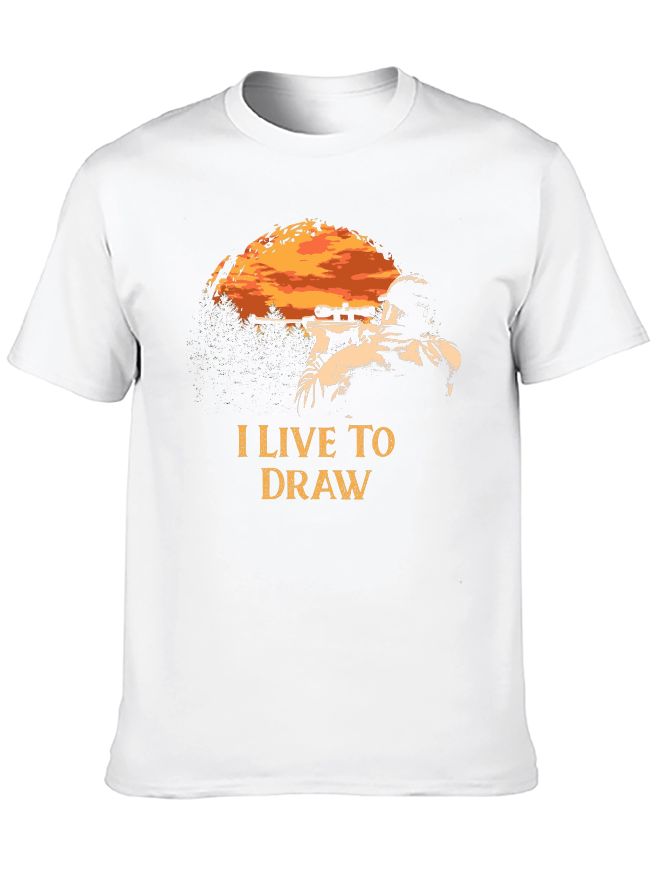 I Live To Draw Graphic Tee