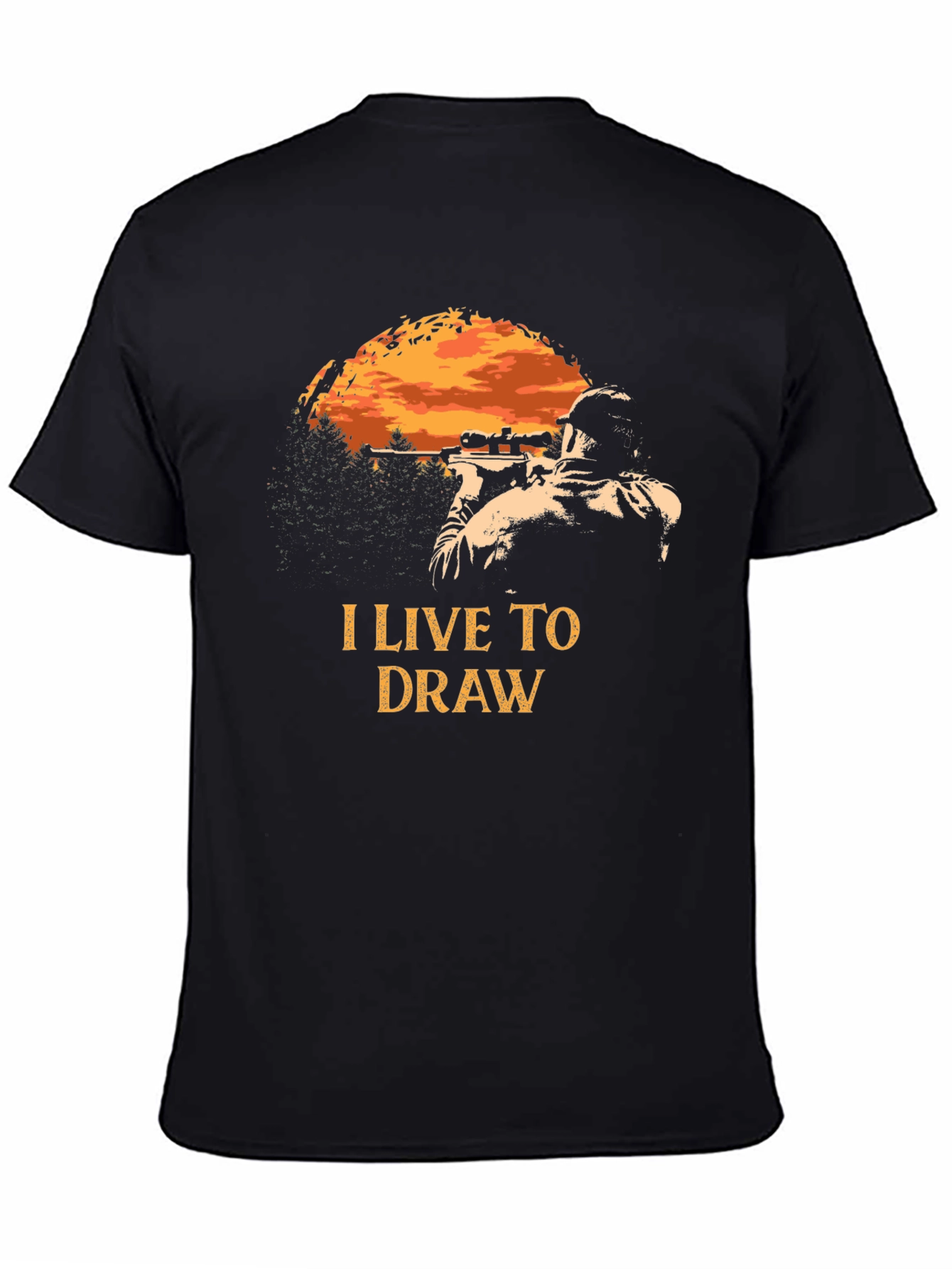 I Live To Draw Graphic Tee