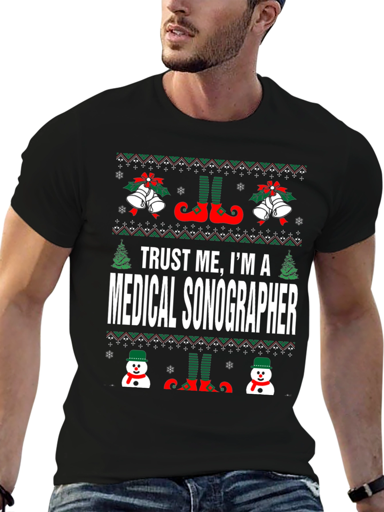 Medical Sonographer Christmas T-Shirt