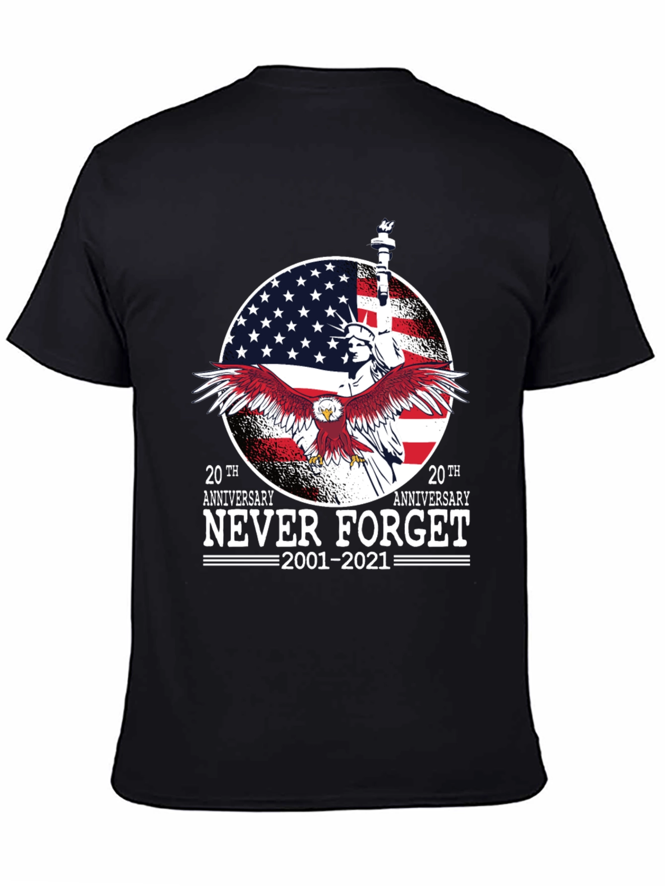 Never Forget 9/11 20th Anniversary T-Shirt
