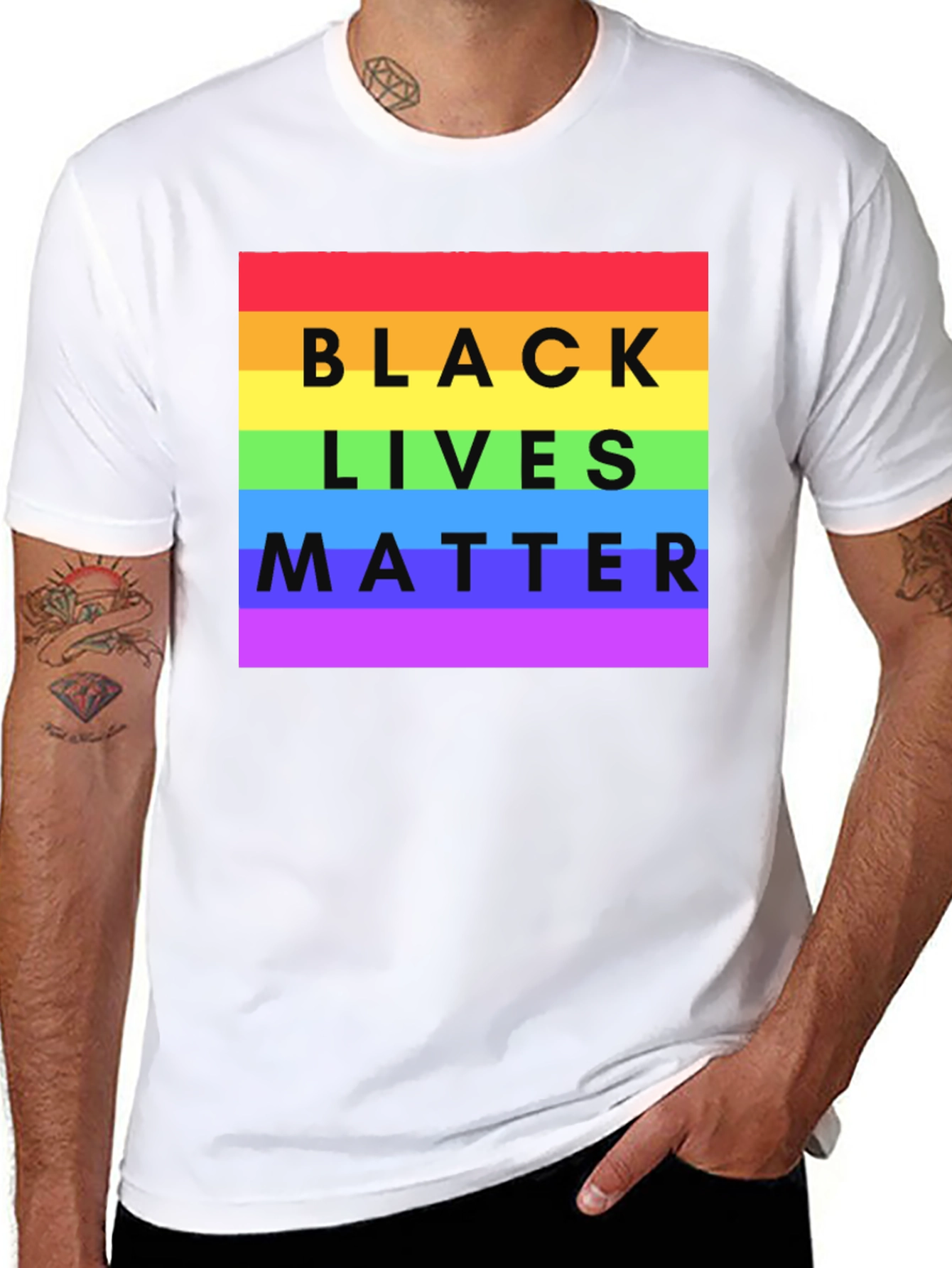 Black Lives Matter LGBTQ+ Pride T-Shirt