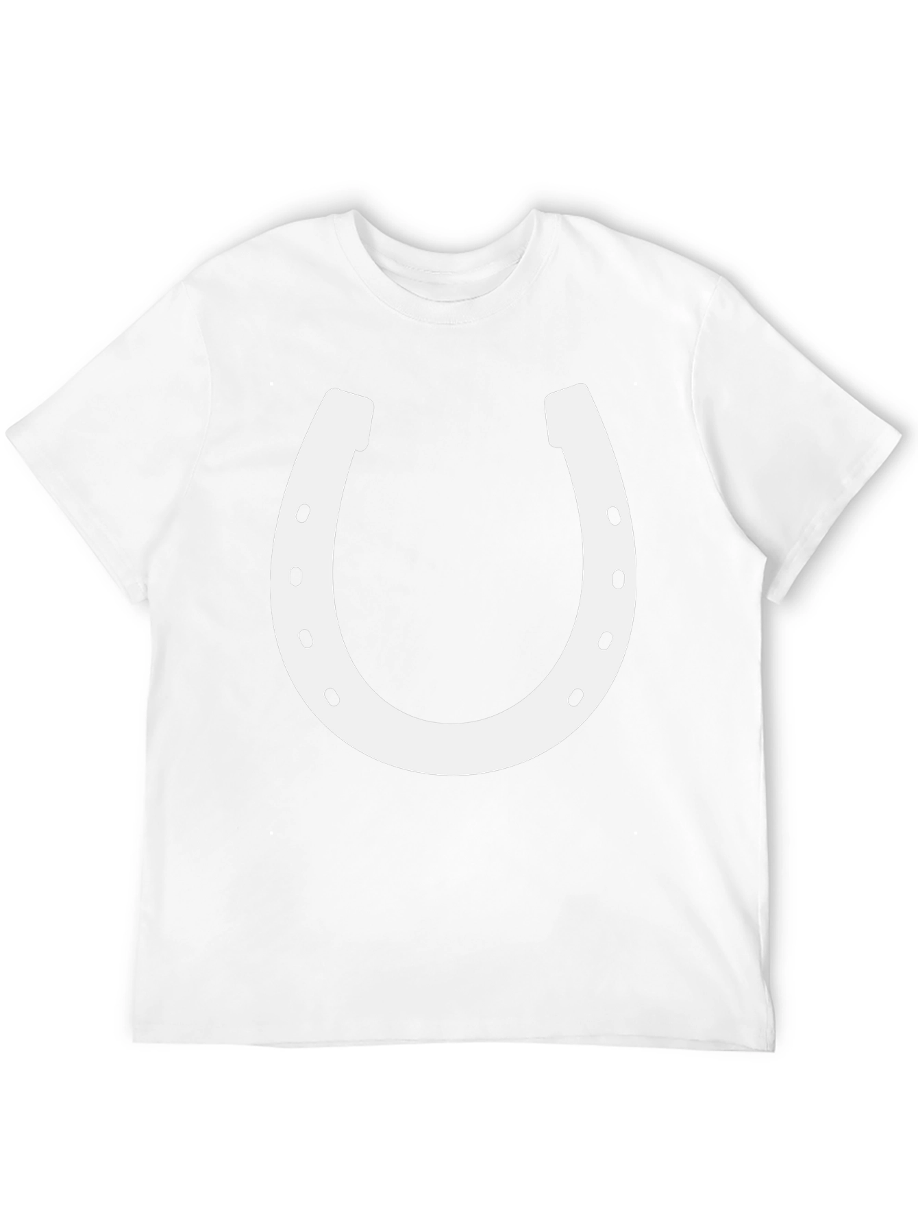 Lucky Horseshoe Graphic Tee - Unisex Cotton Blend