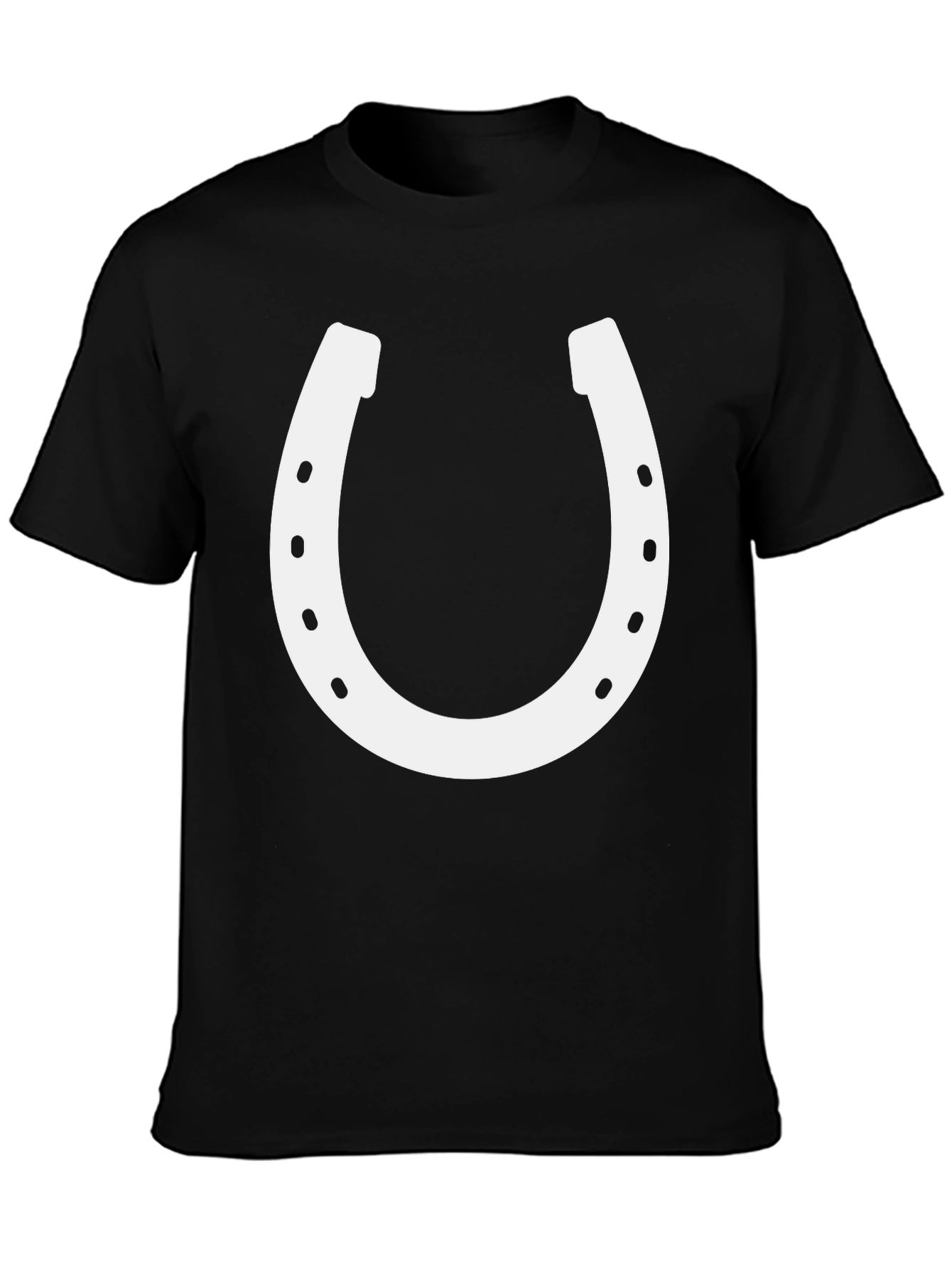 Lucky Horseshoe Graphic Tee - Unisex Cotton Blend
