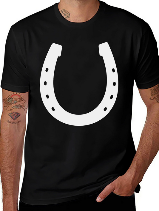 Lucky Horseshoe Graphic Tee - Unisex Cotton Blend