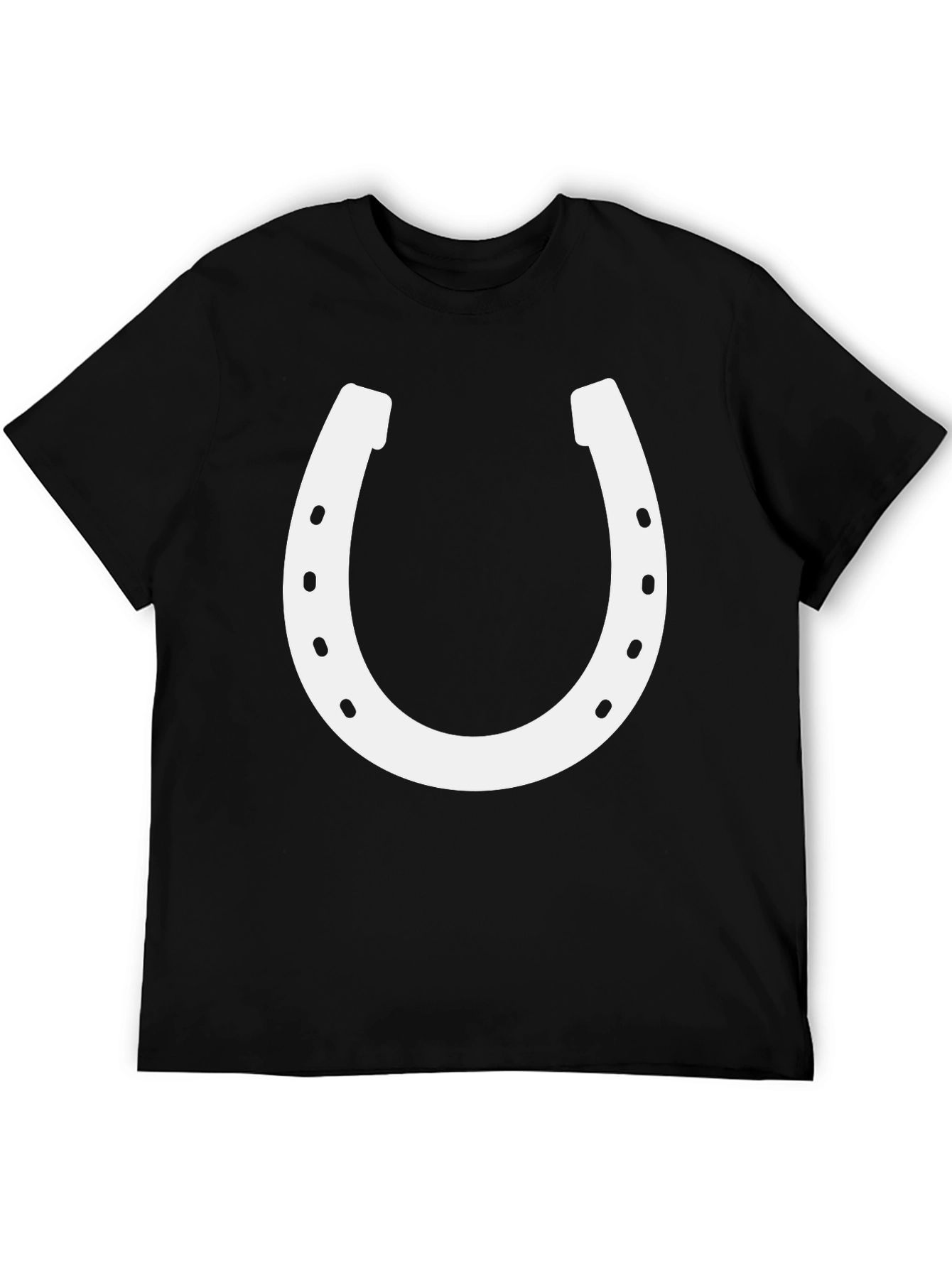 Lucky Horseshoe Graphic Tee - Unisex Cotton Blend
