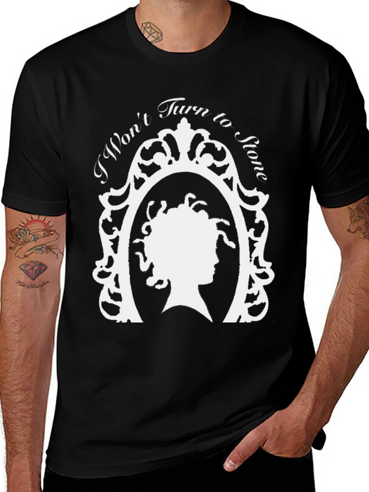 Medusa Portrait Graphic Tee - I Wont Turn to Stone