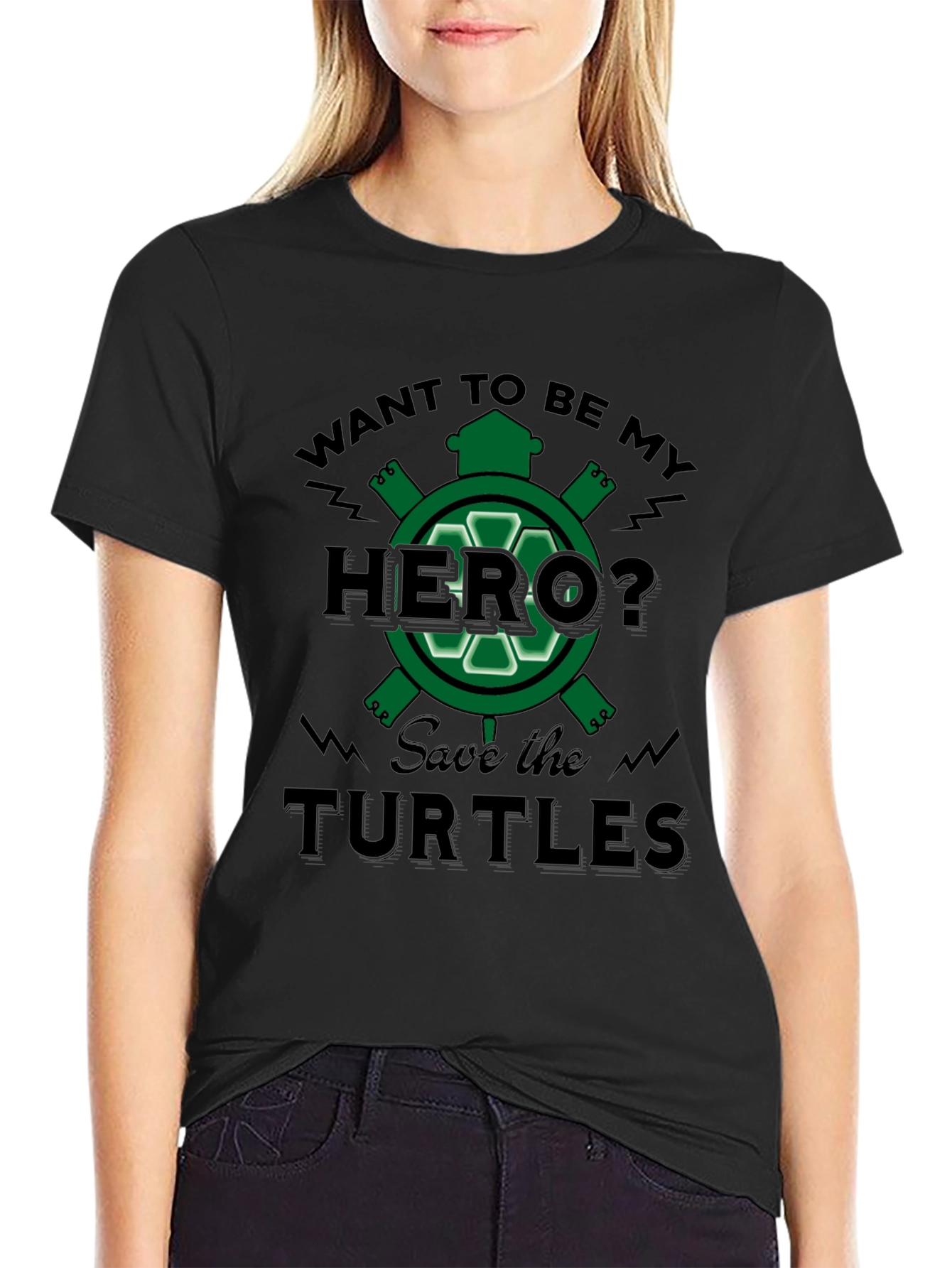 Save the Turtles Graphic Tee - Eco Hero T-Shirt