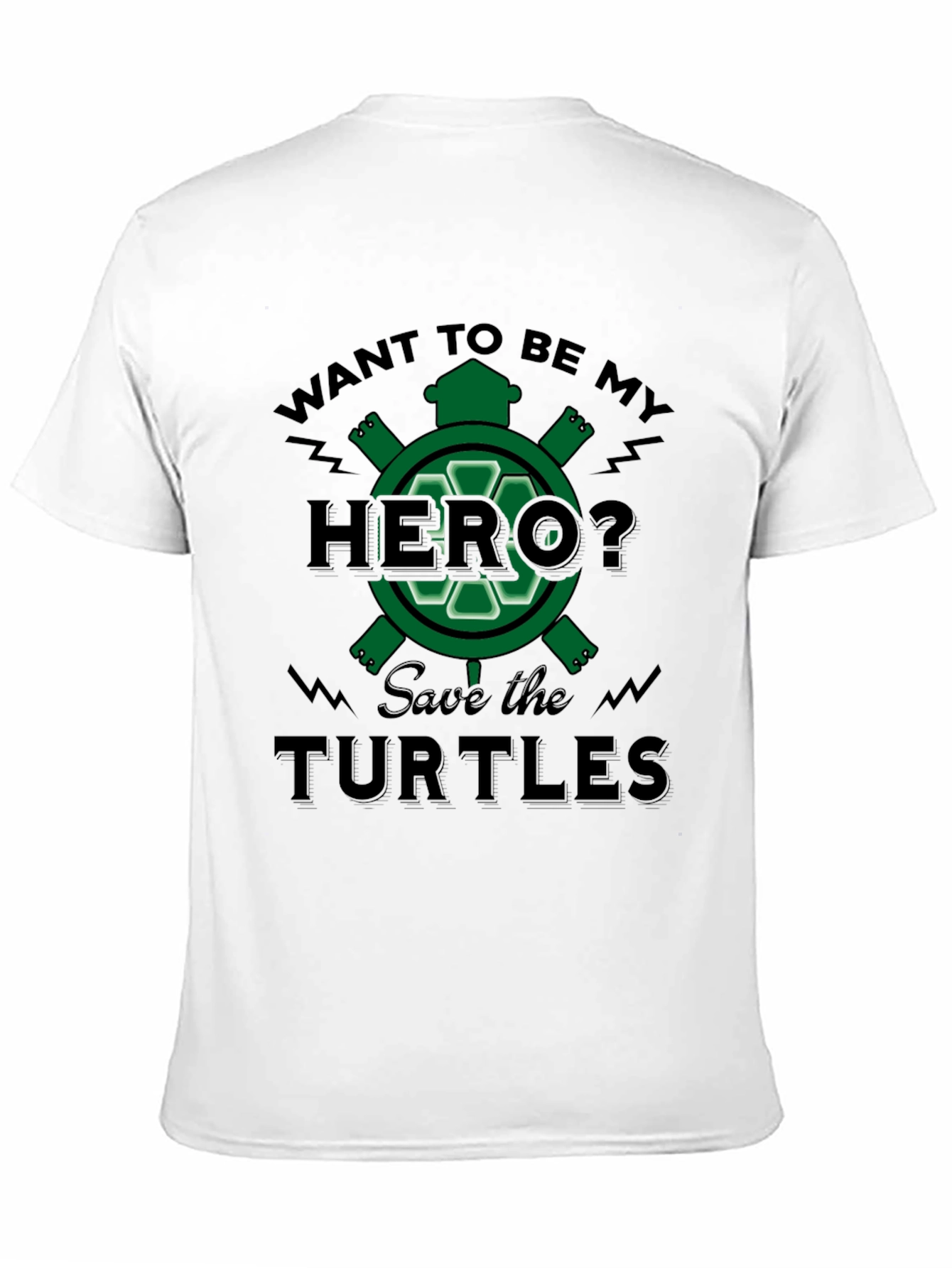 Save the Turtles Graphic Tee - Eco Hero T-Shirt
