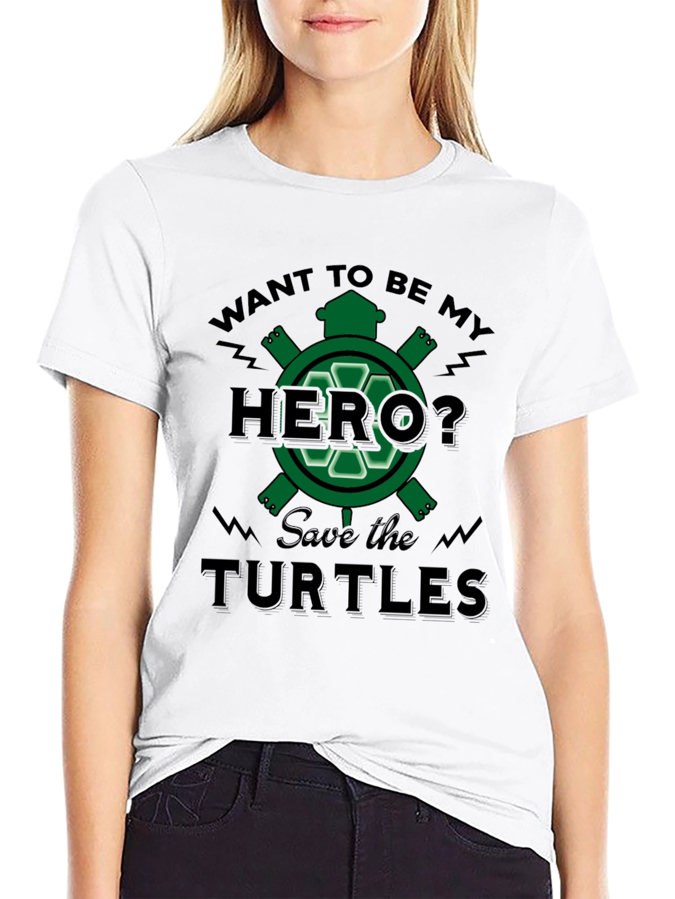 Save the Turtles Graphic Tee - Eco Hero T-Shirt