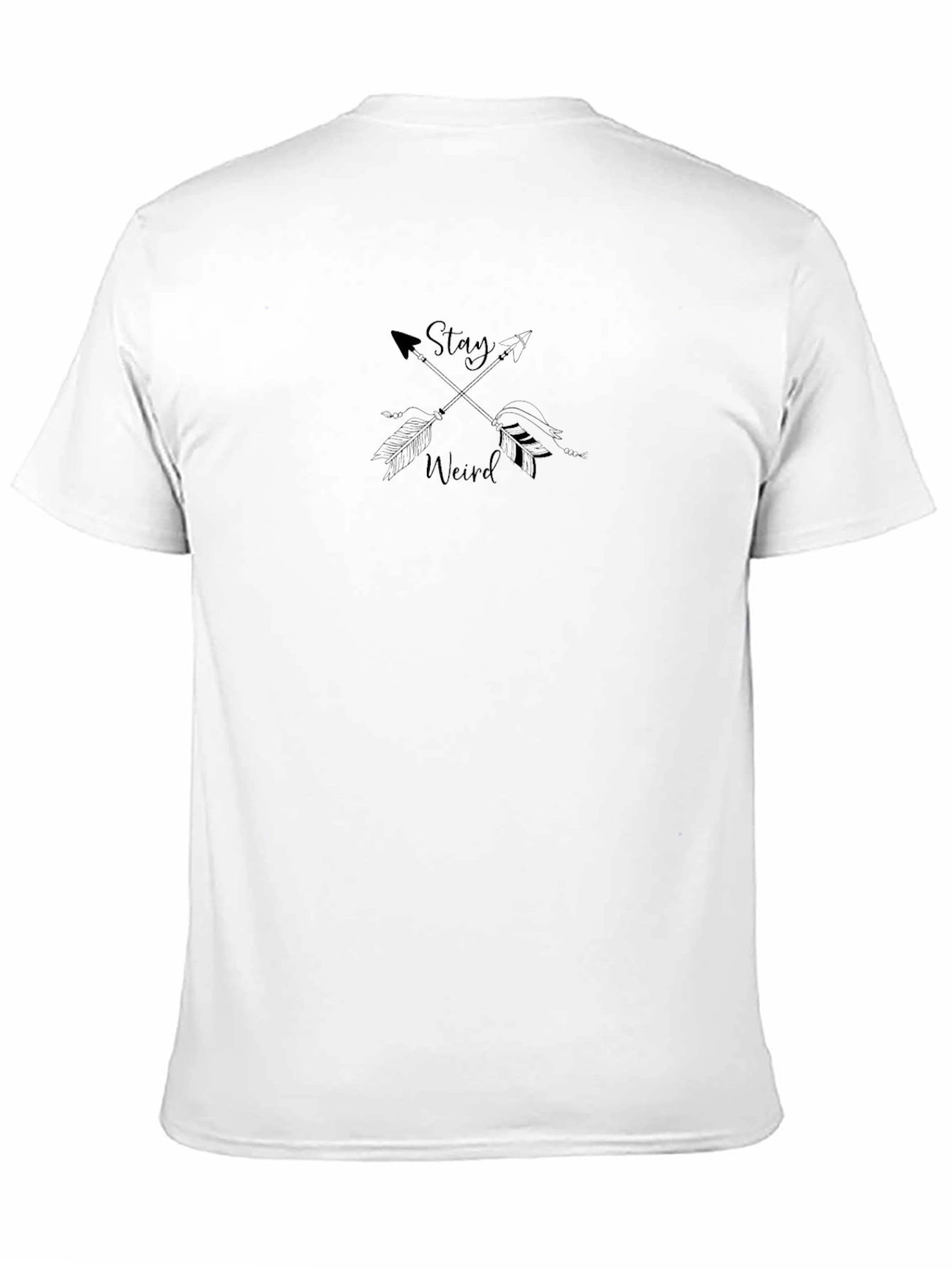 Stay Weird Graphic T-Shirt - Black