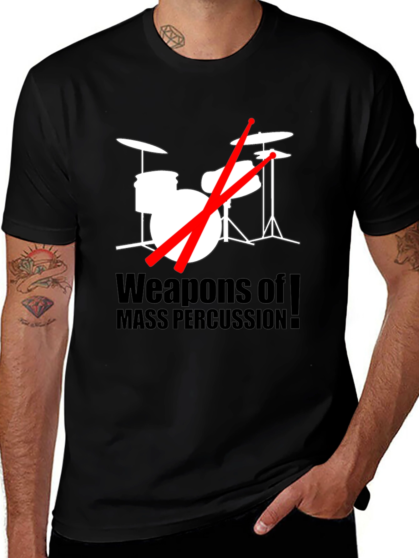 Weapons of Mass Percussion Black T-Shirt