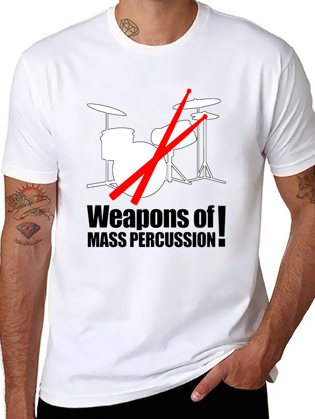 Weapons of Mass Percussion Black T-Shirt