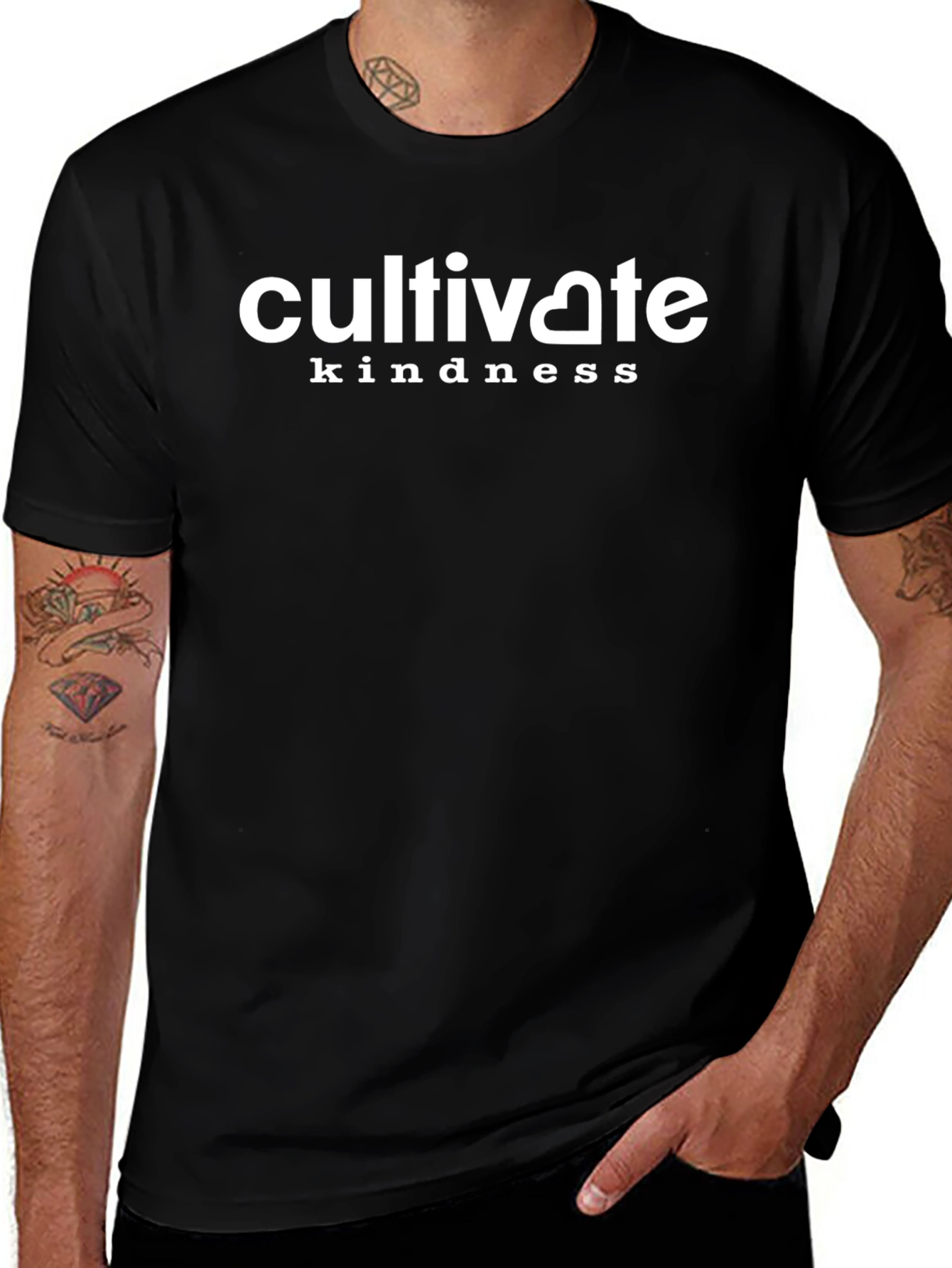 Cultivate Kindness Graphic Tee - Black T-Shirt