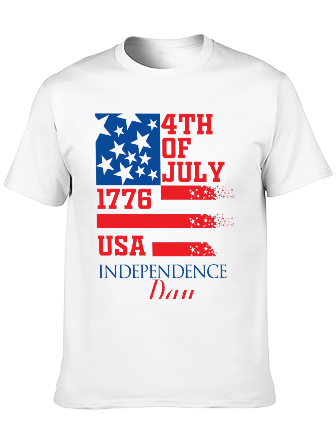 Patriotic USA Independence Day 4th of July Graphic Tee