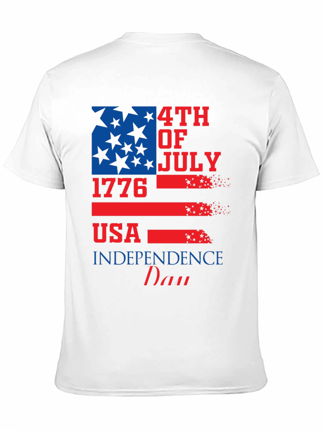 Patriotic USA Independence Day 4th of July Graphic Tee