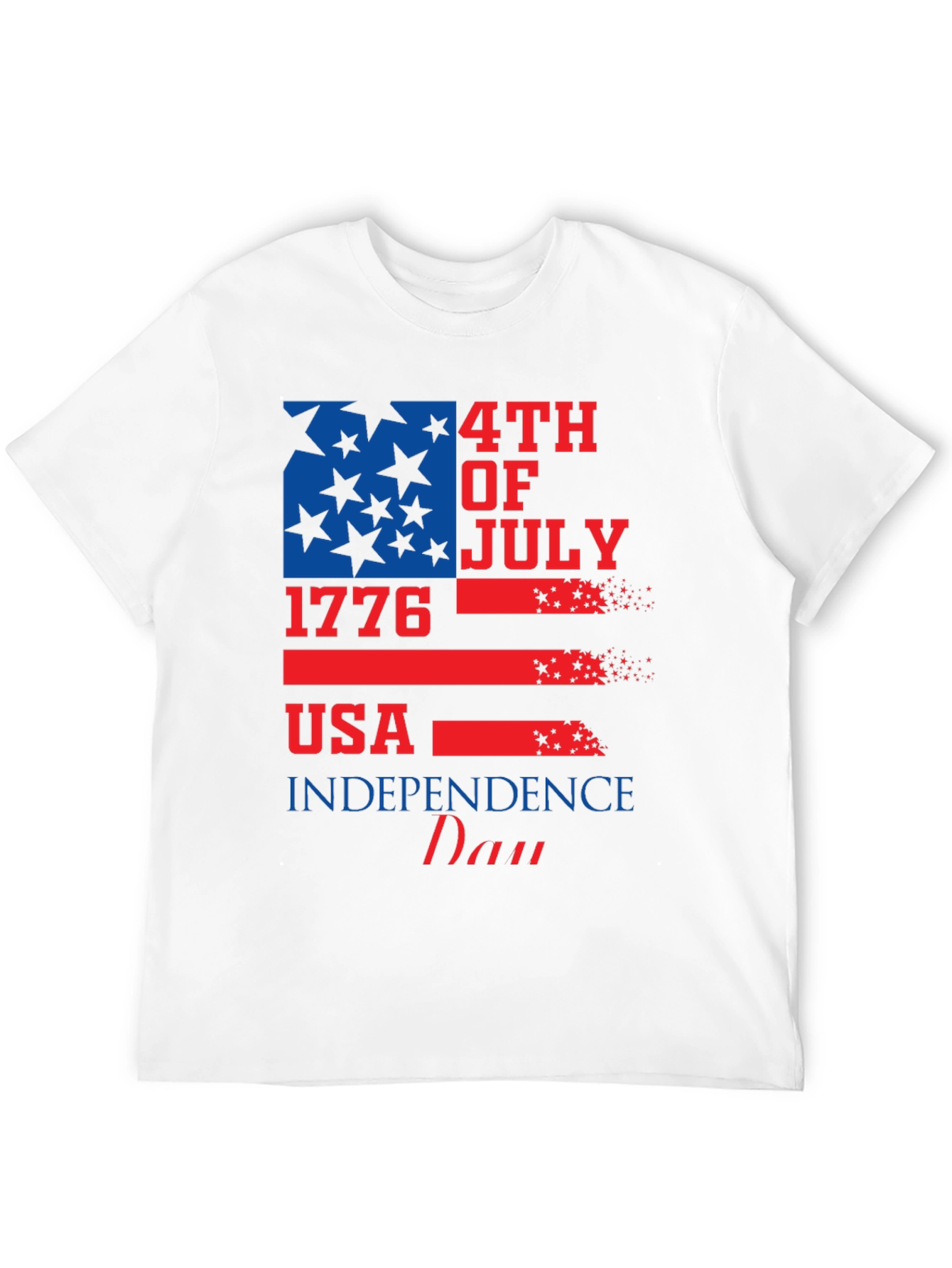 Patriotic USA Independence Day 4th of July Graphic Tee