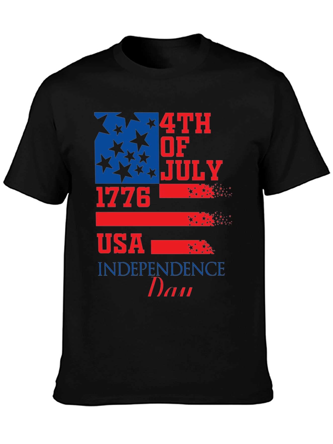 Patriotic USA Independence Day 4th of July Graphic Tee