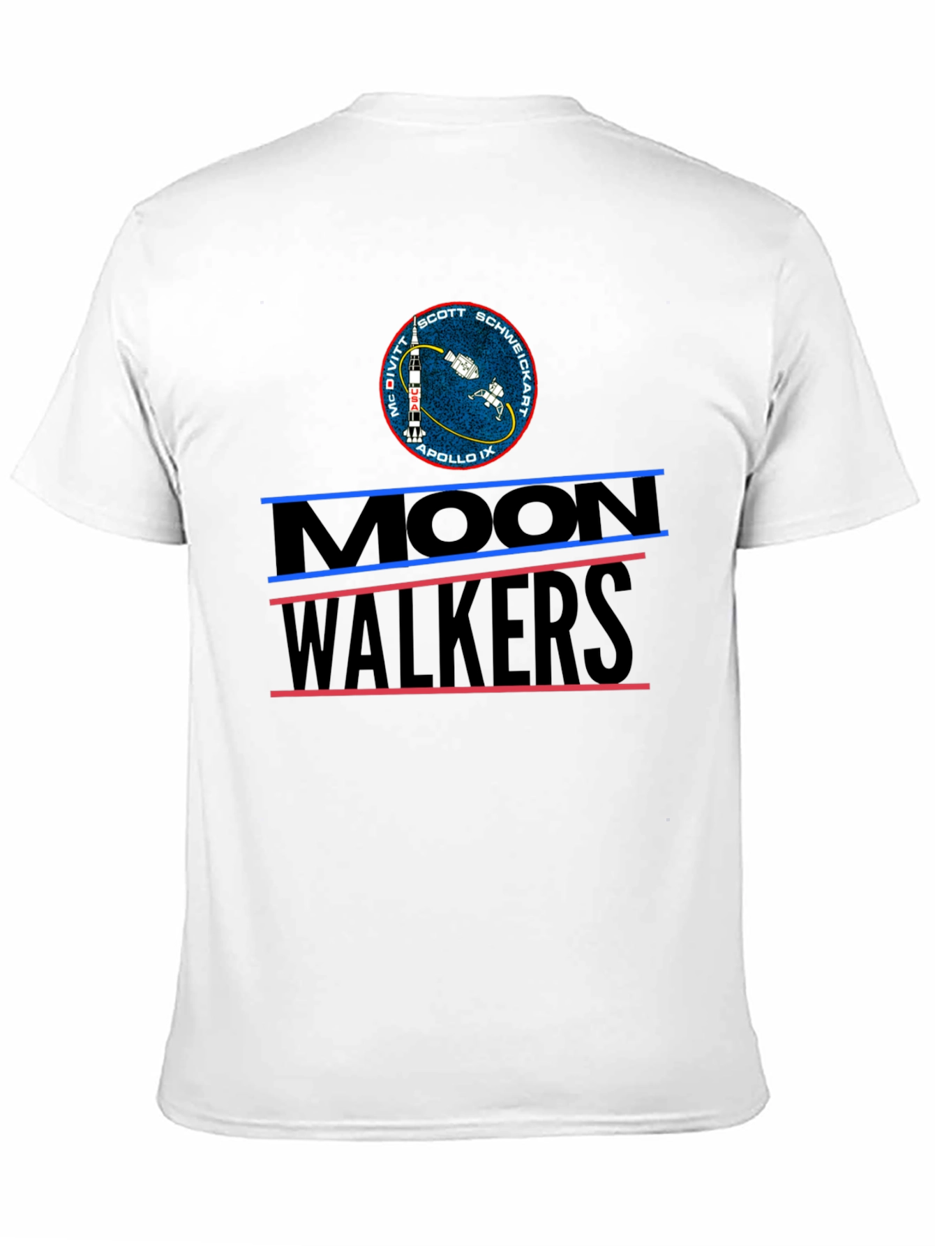 Moonwalkers Apollo IX Black Graphic Tee