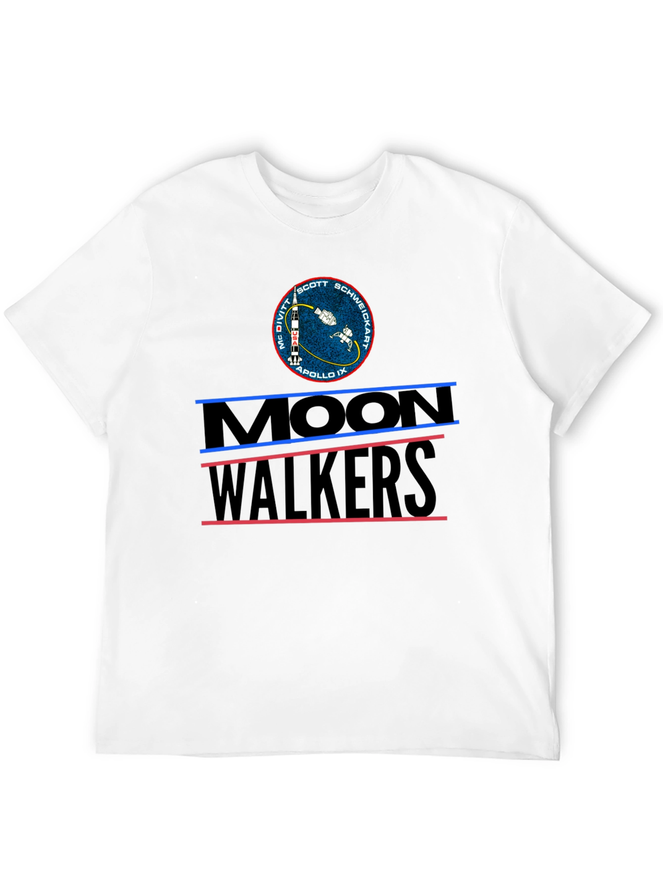 Moonwalkers Apollo IX Black Graphic Tee