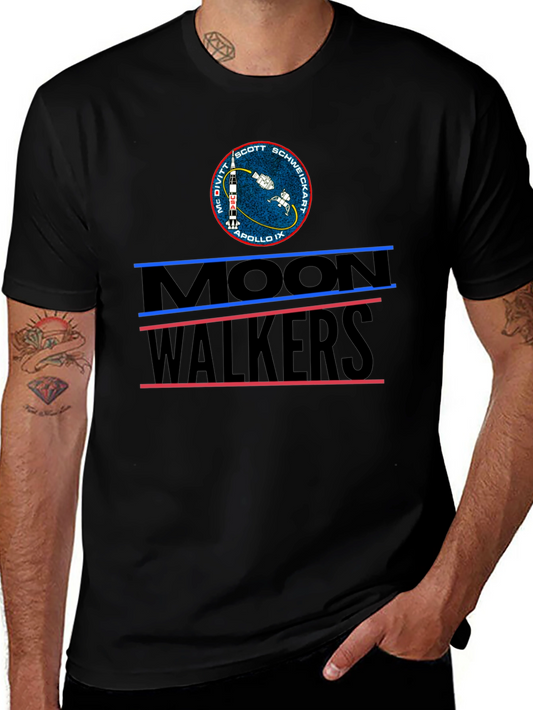 Moonwalkers Apollo IX Black Graphic Tee