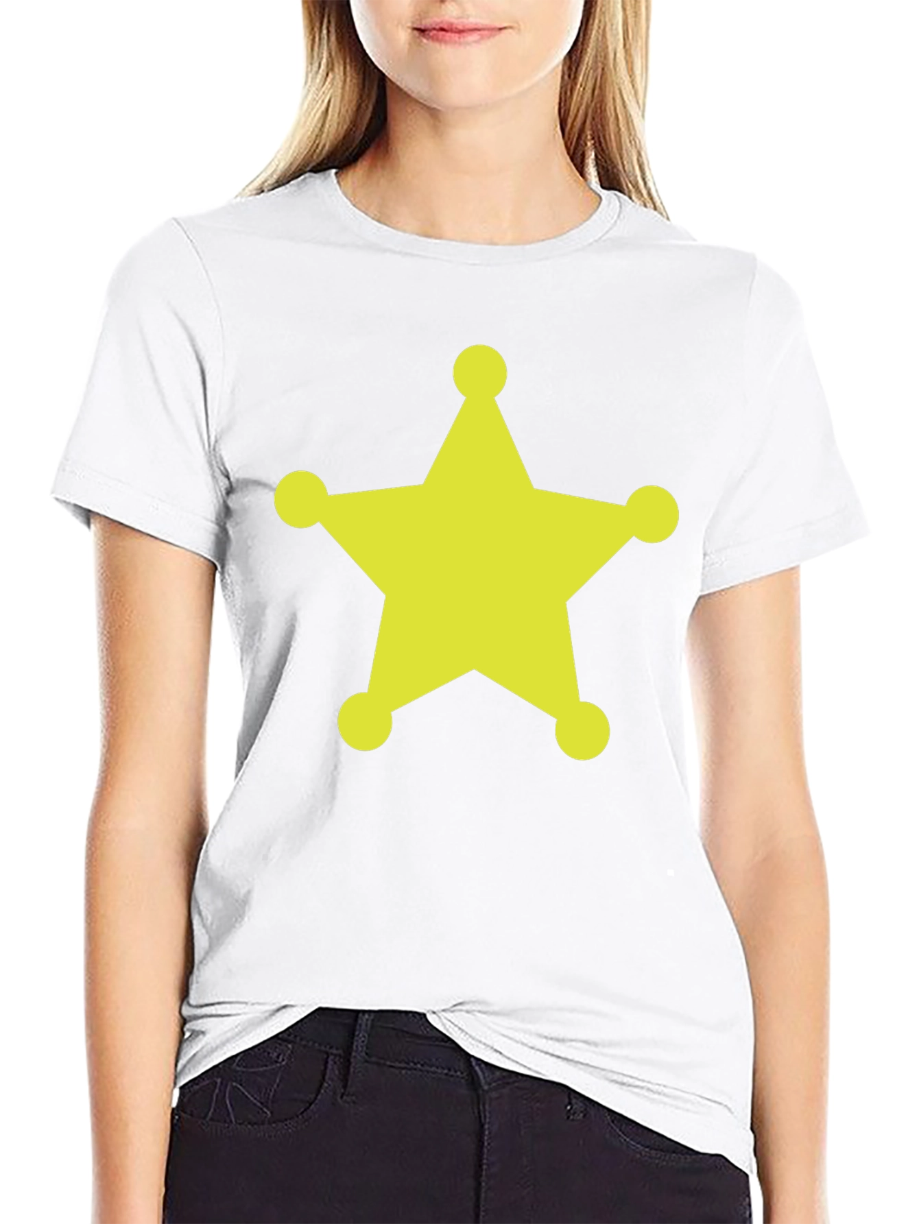 Sheriff Star Graphic Tee - Classic Western Style