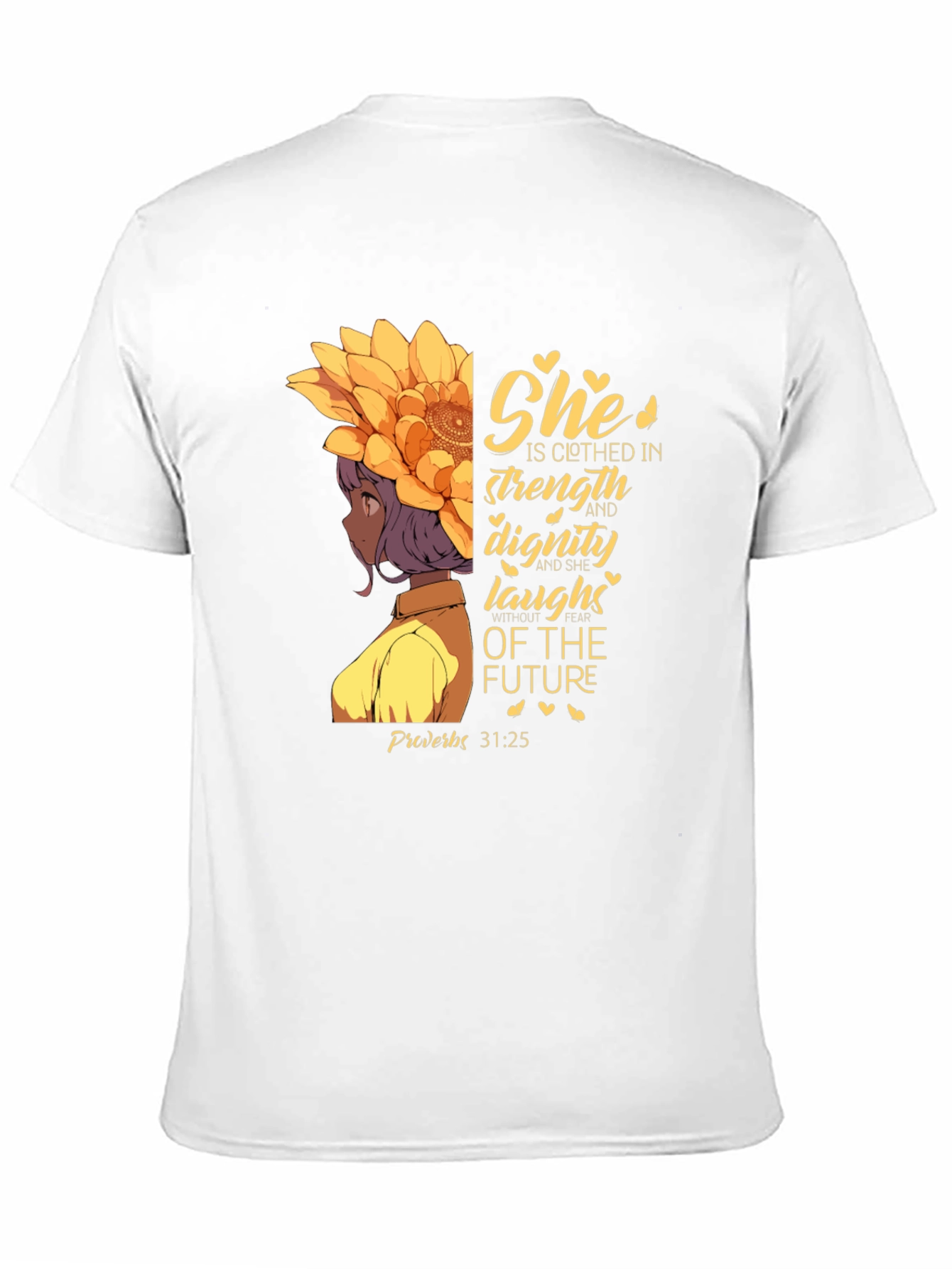 Strength and Dignity T-Shirt Proverbs 31:25 Graphic Tee