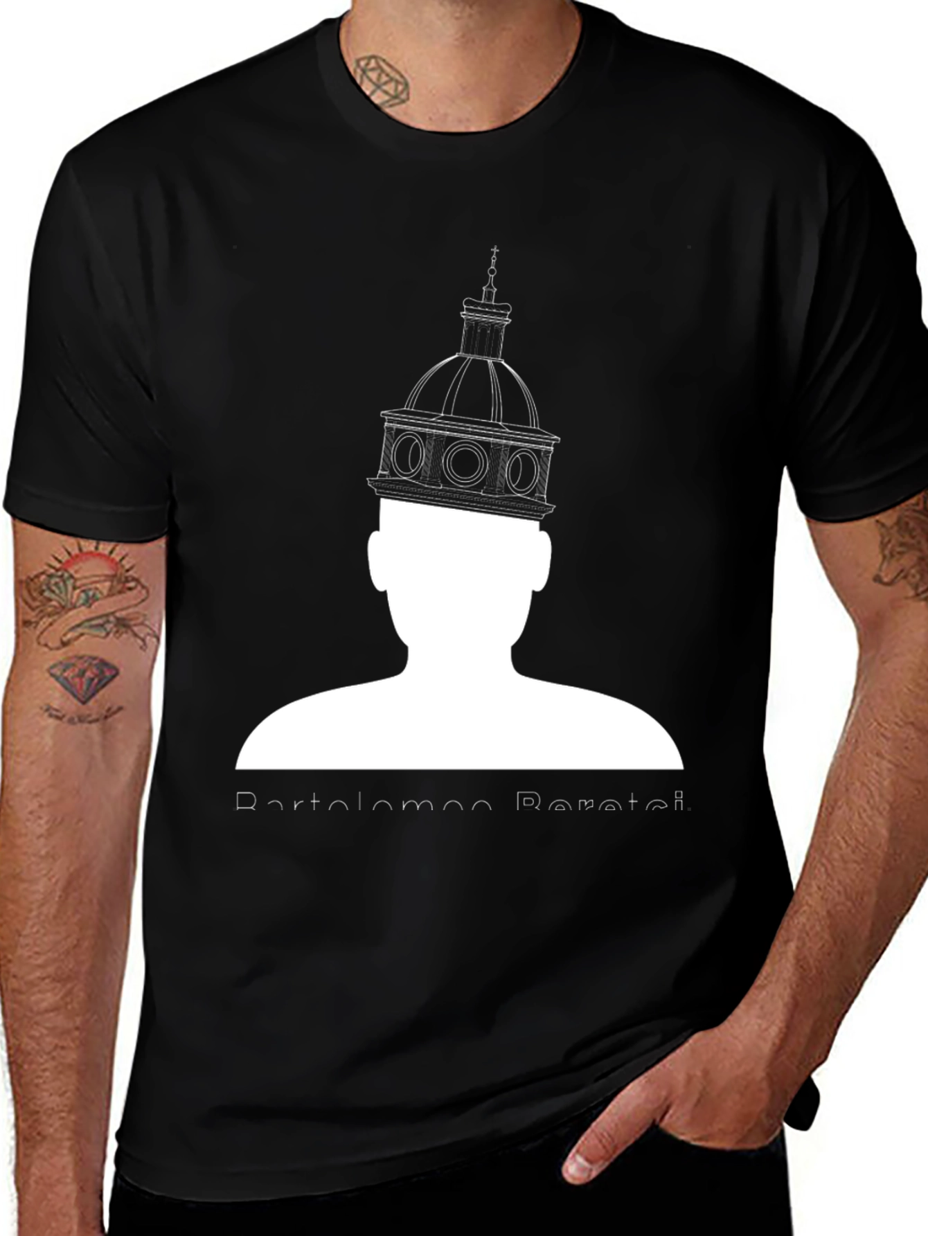 Bartolomeo Rastrelli Graphic Tee - Architect Inspired Design