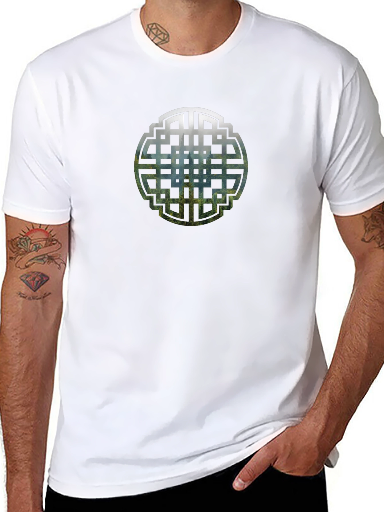 Celtic Knot Design Black T-Shirt