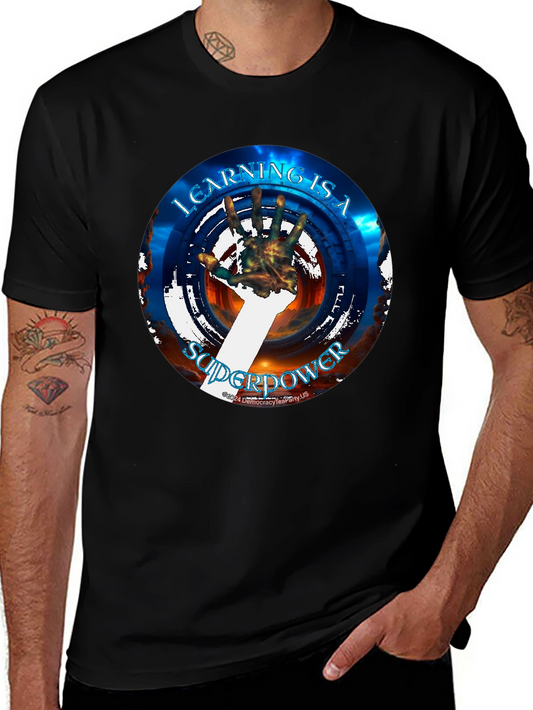 Learning is a Superpower Graphic T-Shirt