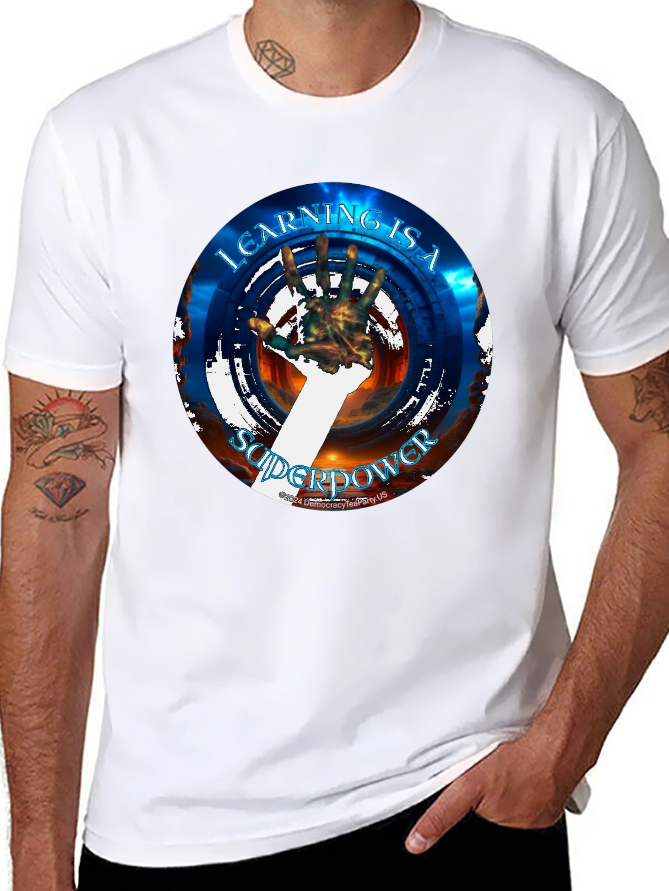 Learning is a Superpower Graphic T-Shirt