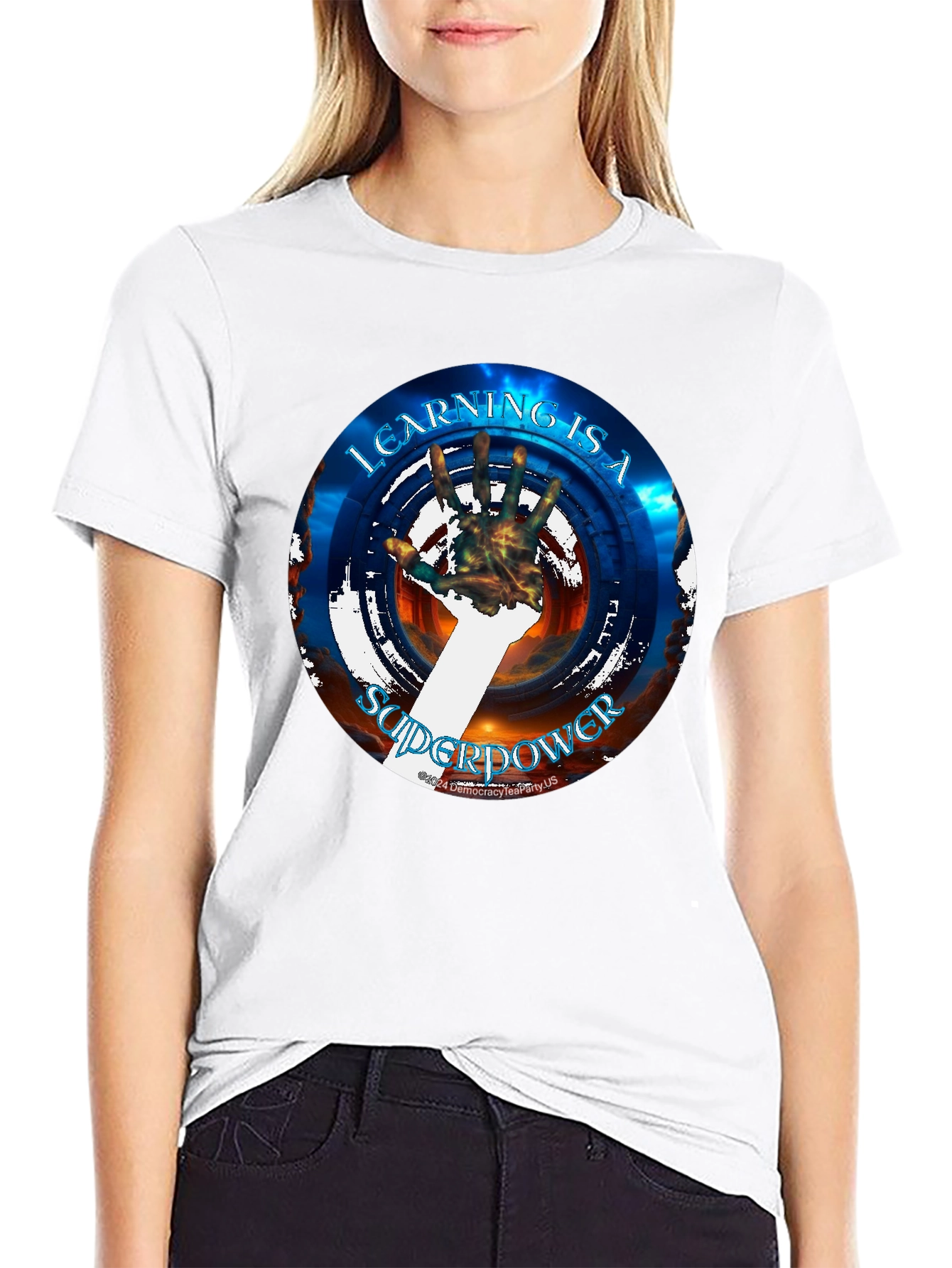 Learning is a Superpower Graphic T-Shirt