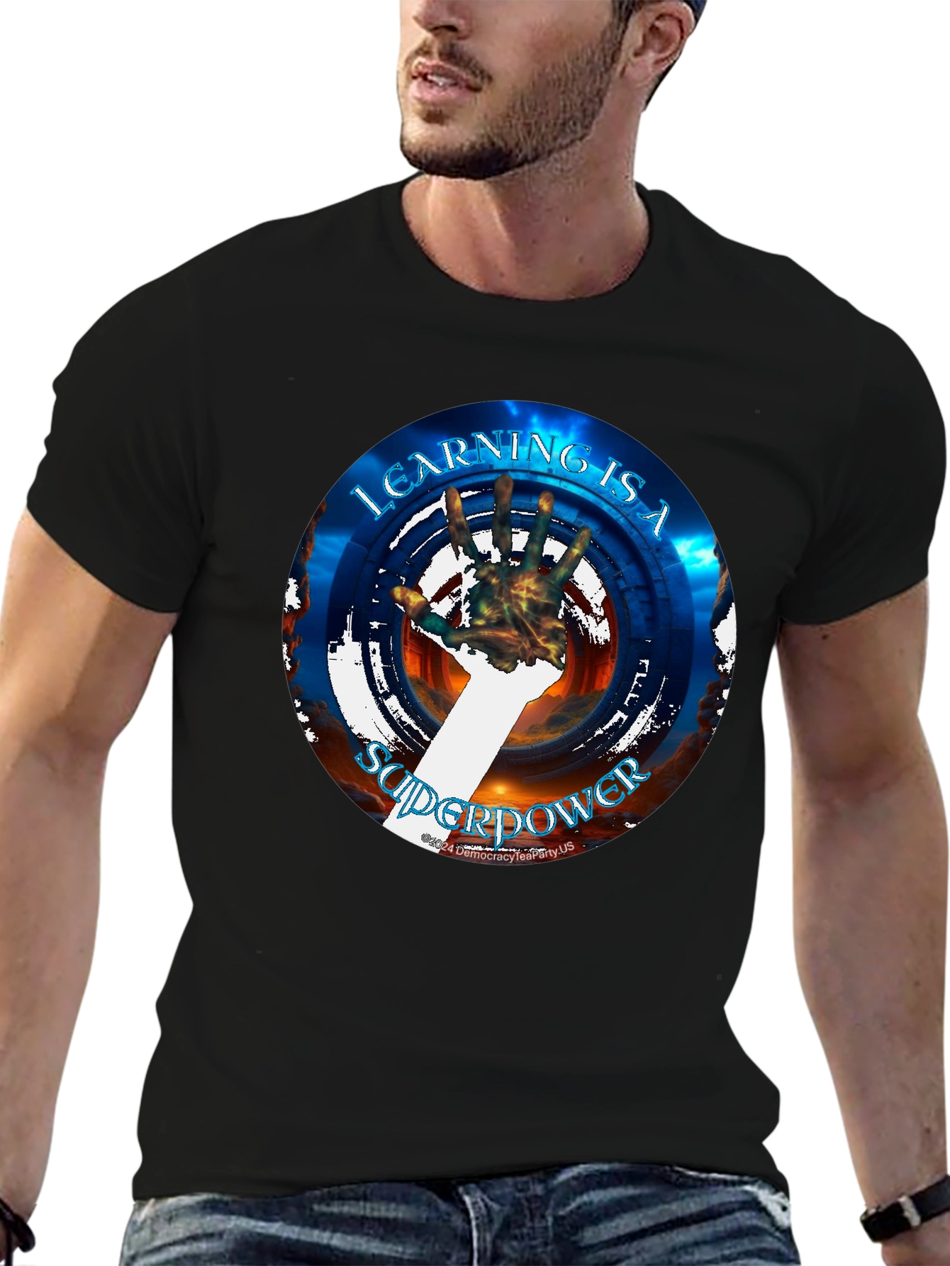 Learning is a Superpower Graphic T-Shirt