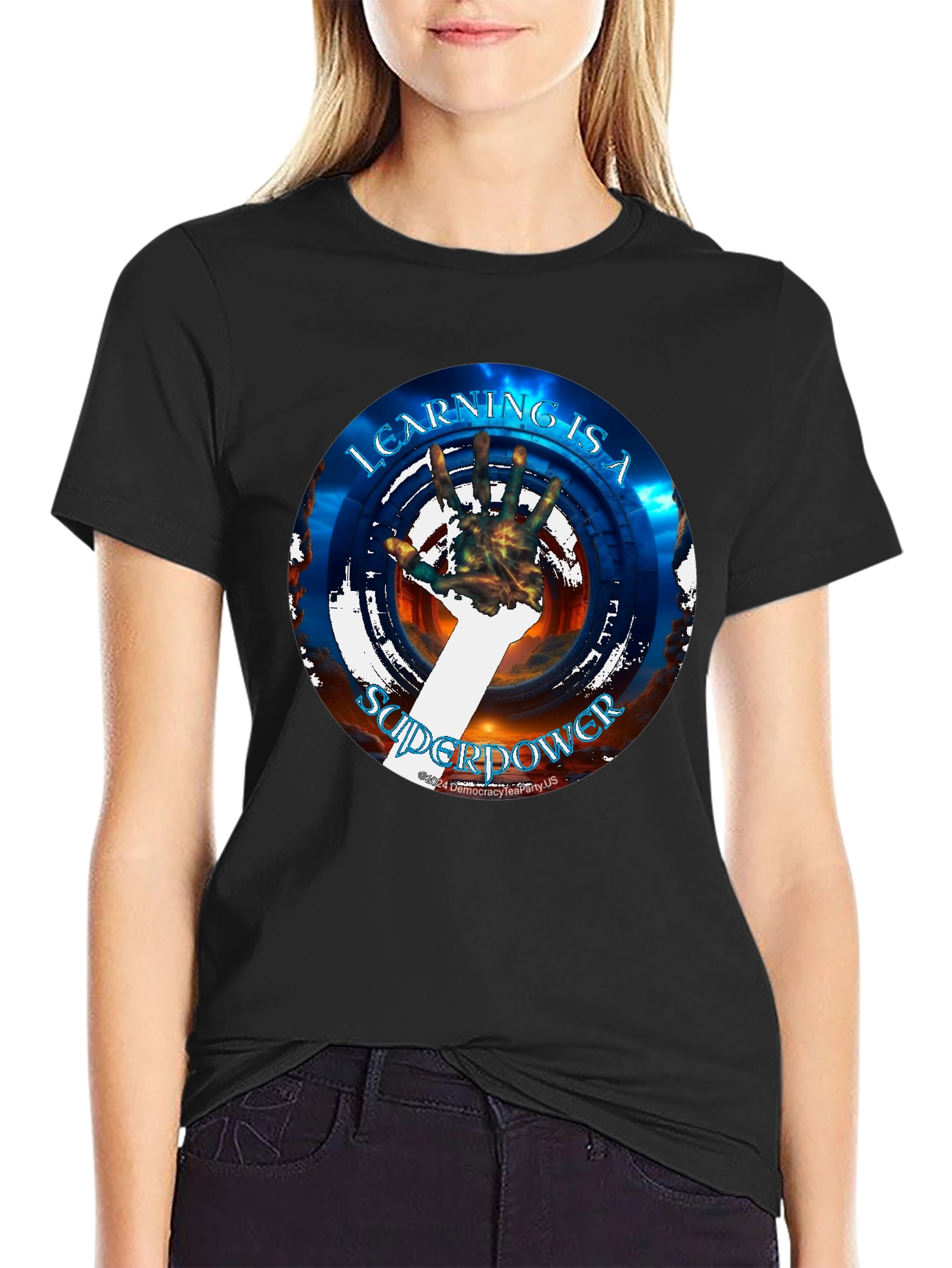 Learning is a Superpower Graphic T-Shirt