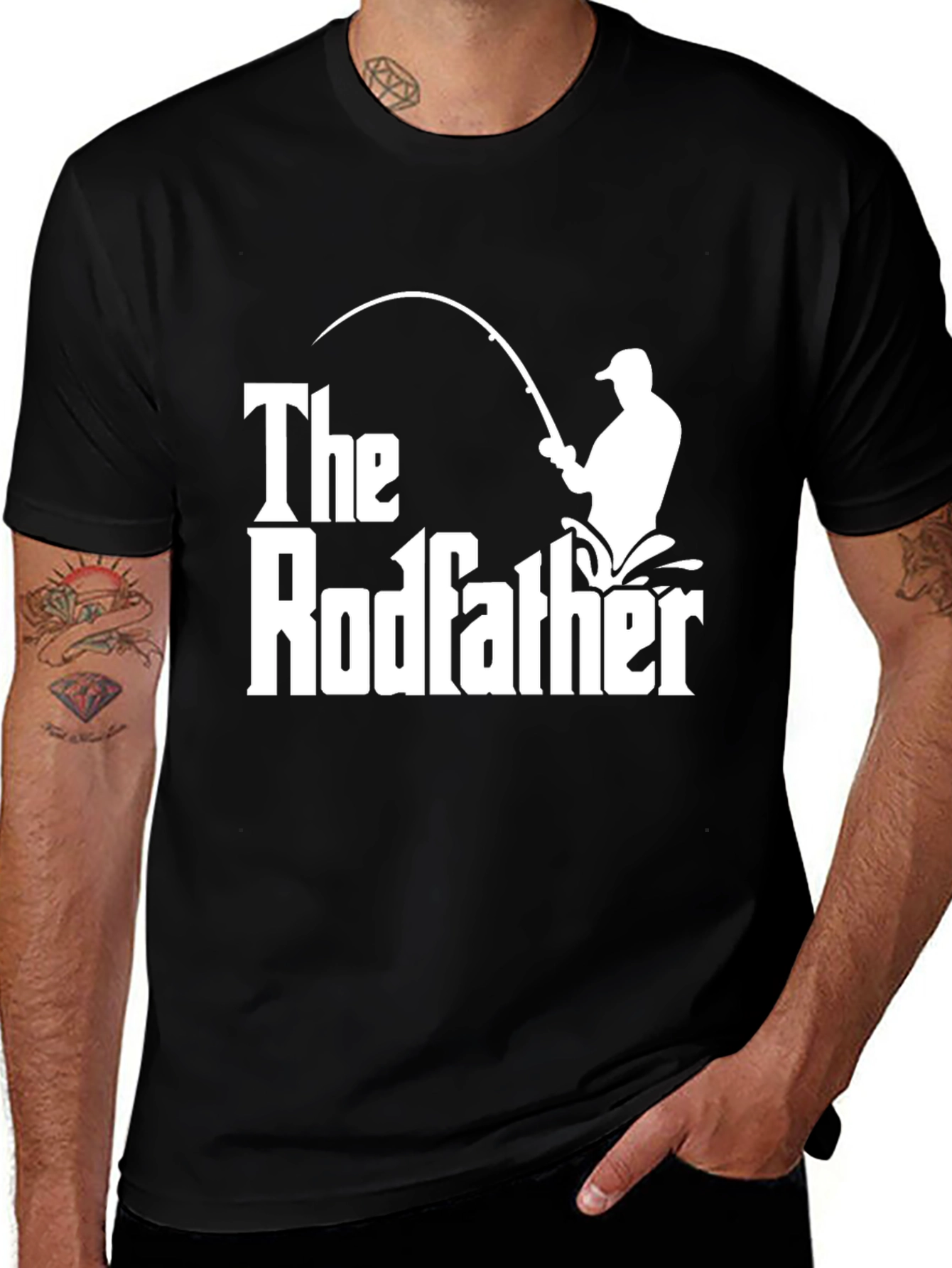 The Rodfather Fishing T-Shirt - Angler Gift