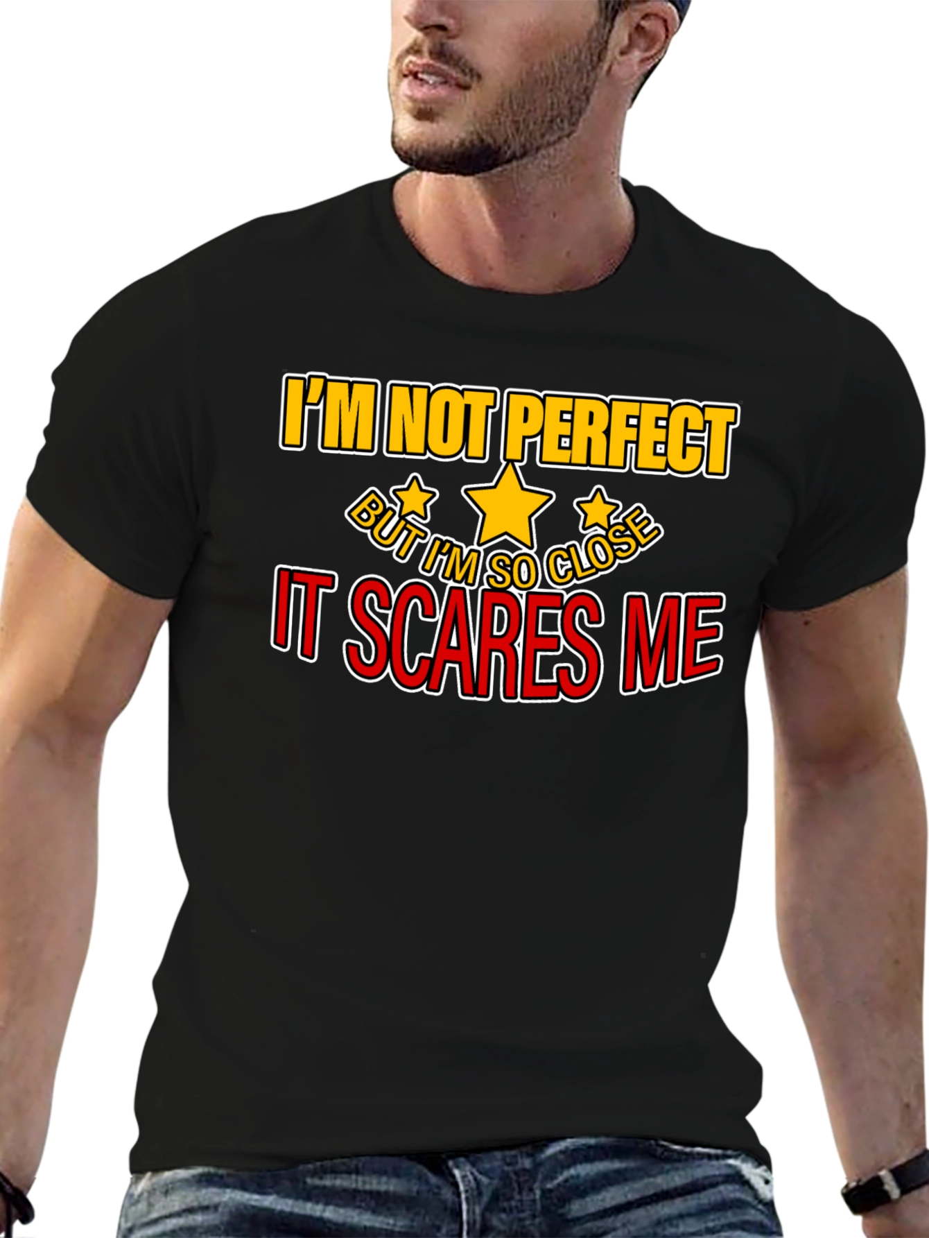 Im Not Perfect Funny Graphic Tee