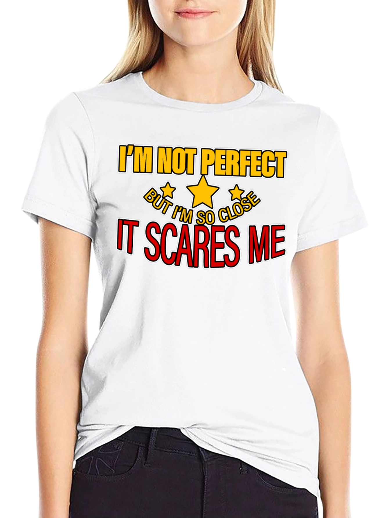 Im Not Perfect Funny Graphic Tee