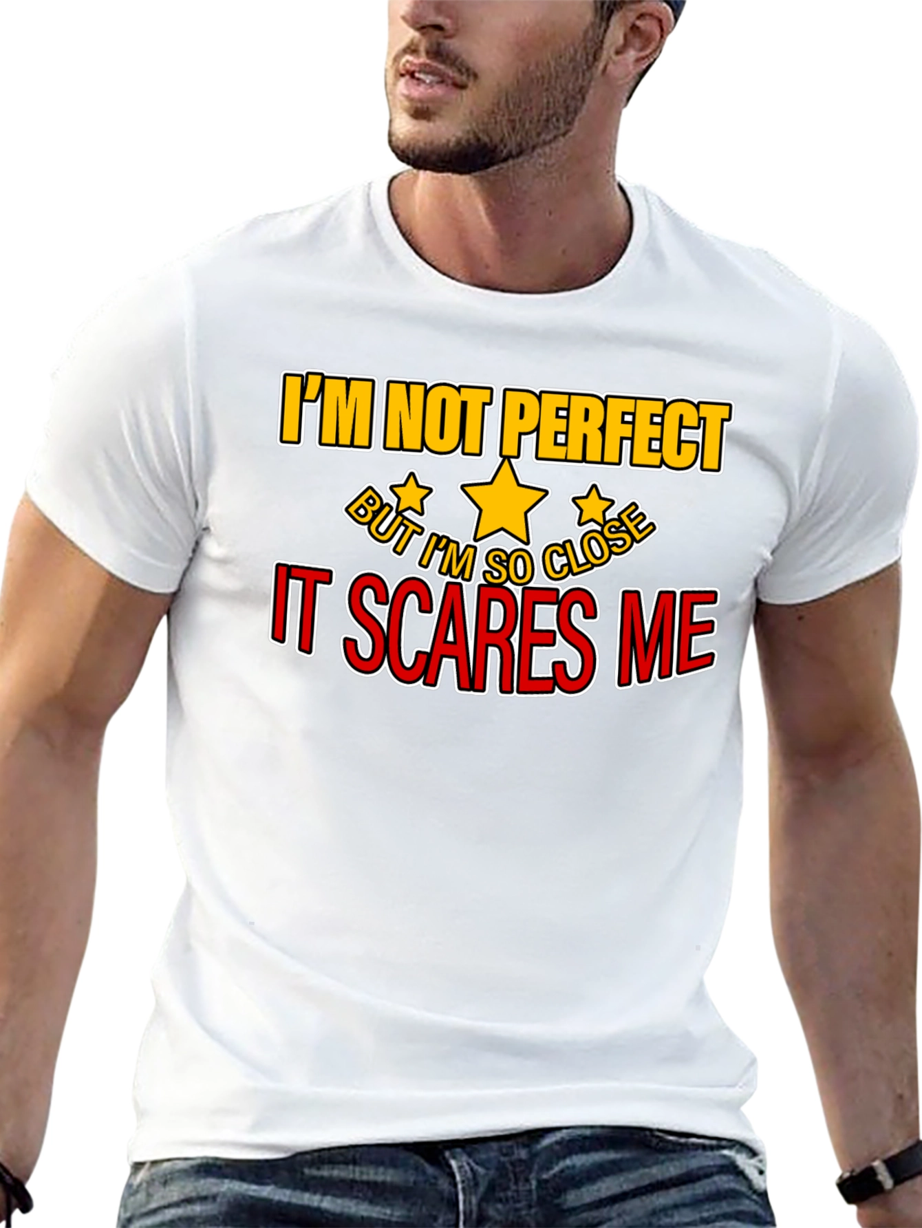 Im Not Perfect Funny Graphic Tee