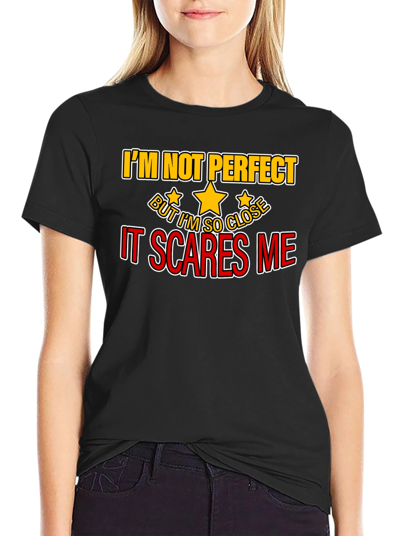 Im Not Perfect Funny Graphic Tee