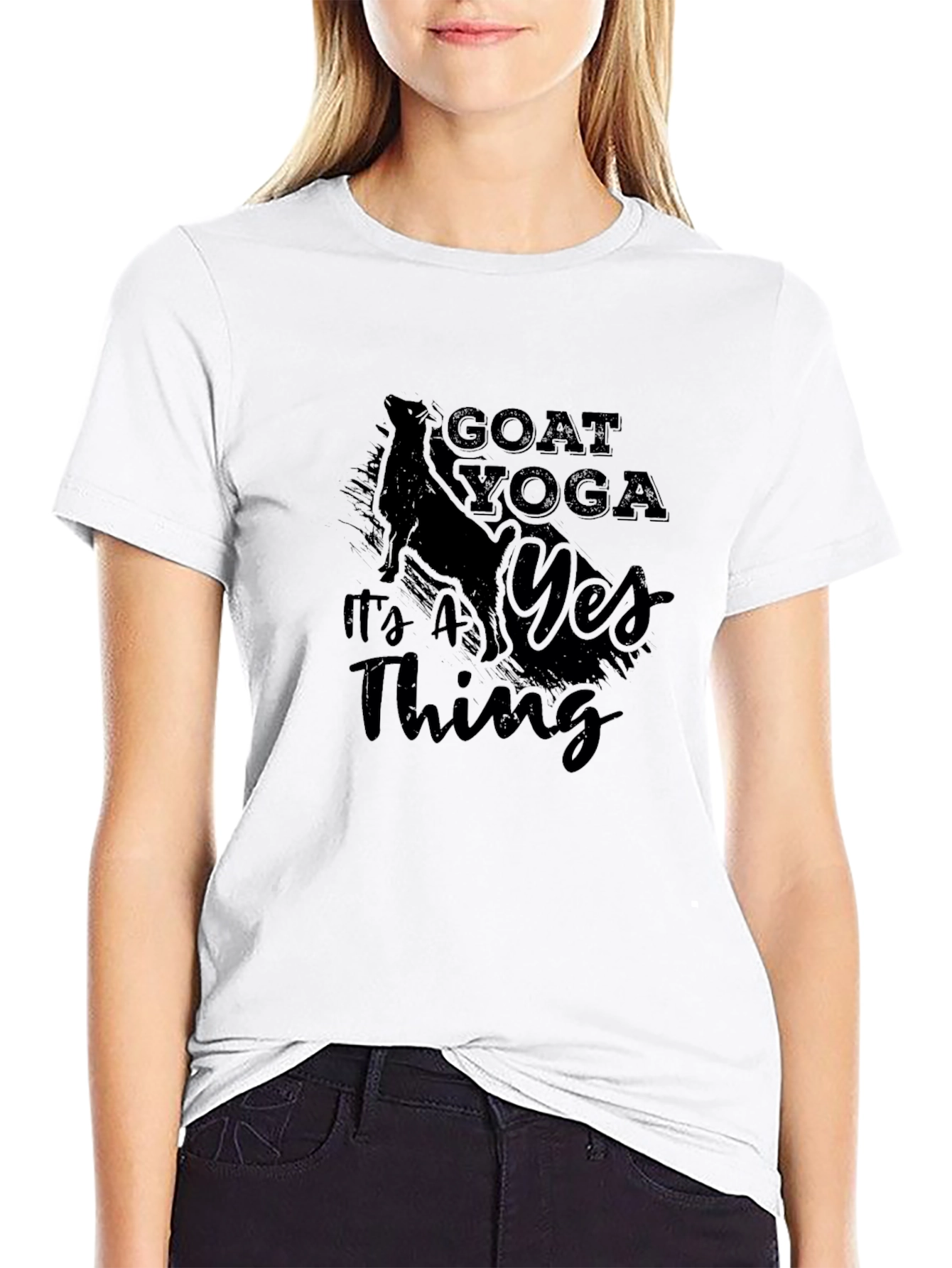Goat Yoga T-Shirt - Its a Yes Thing!