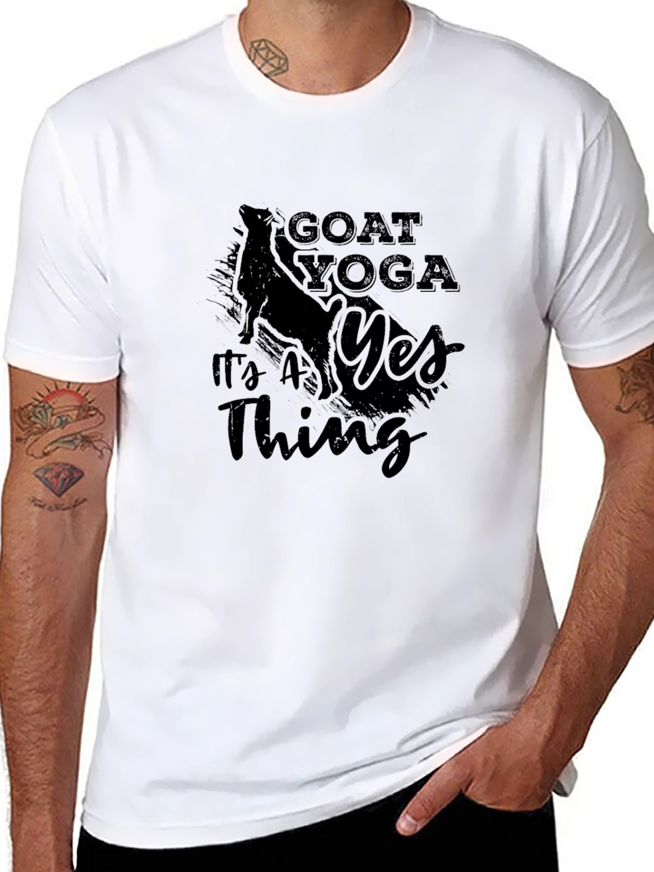 Goat Yoga T-Shirt - Its a Yes Thing!