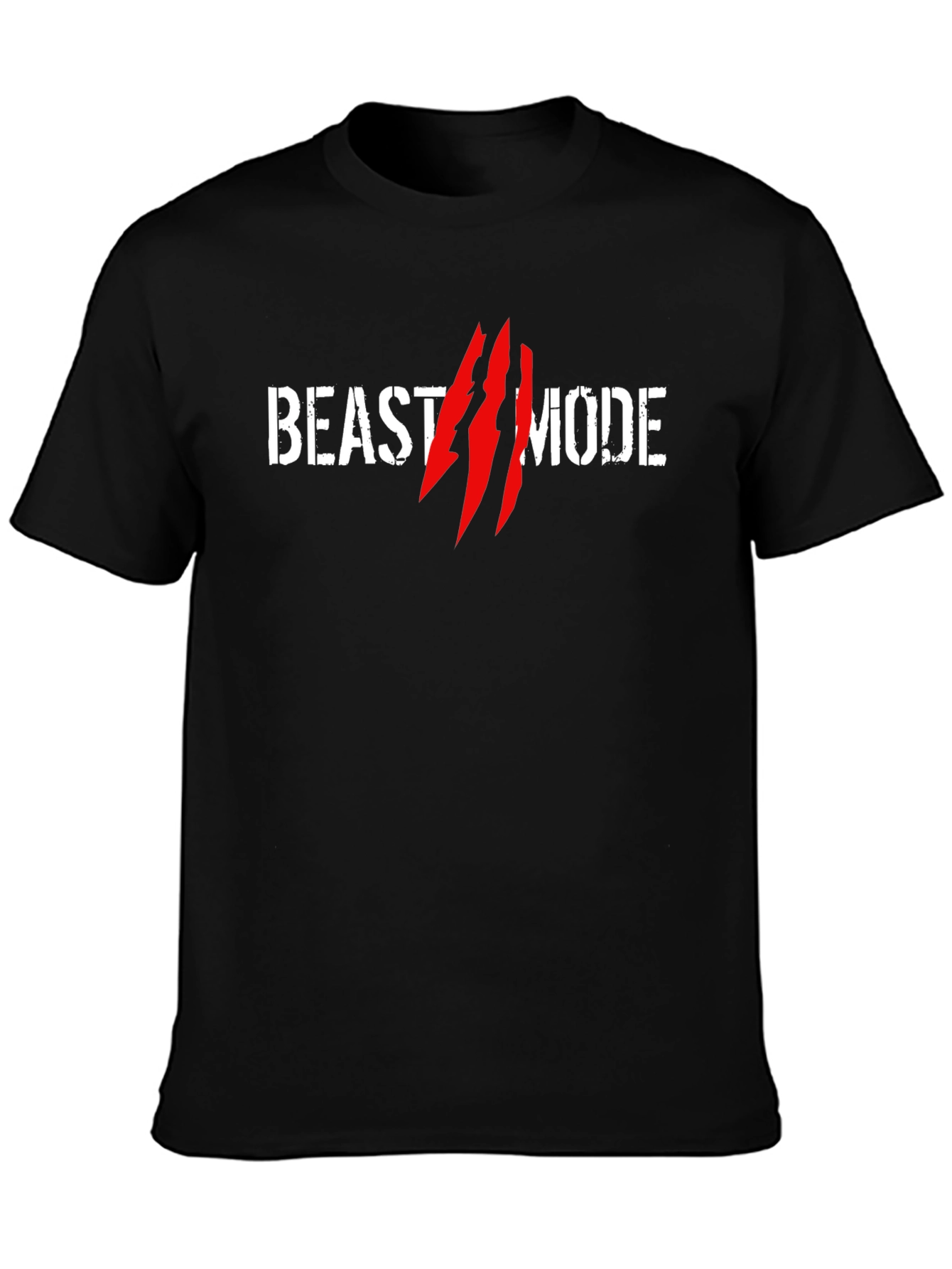 Beast Mode T-Shirt - Black Cotton Tee