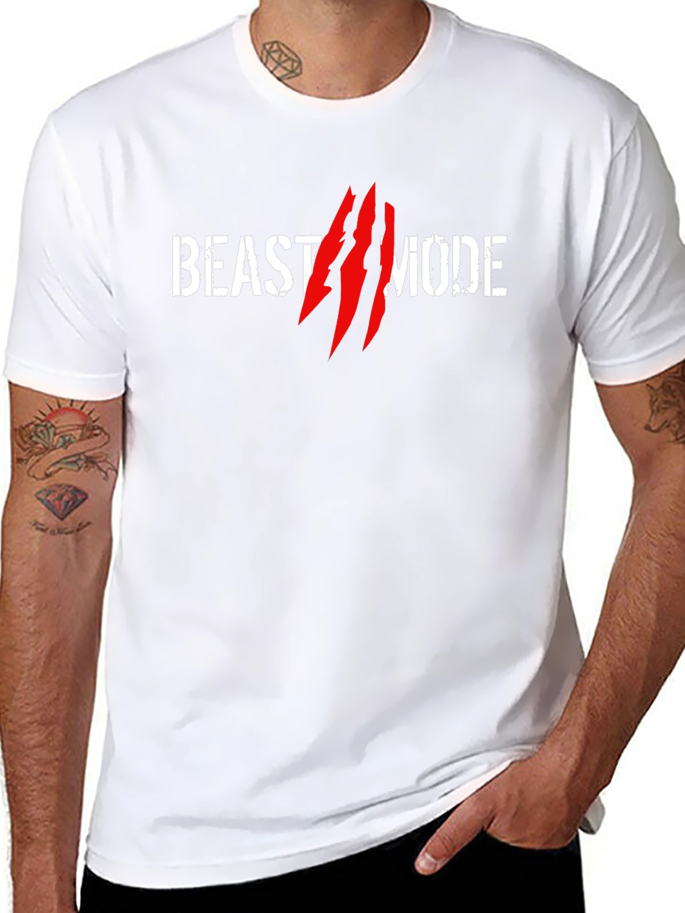 Beast Mode T-Shirt - Black Cotton Tee