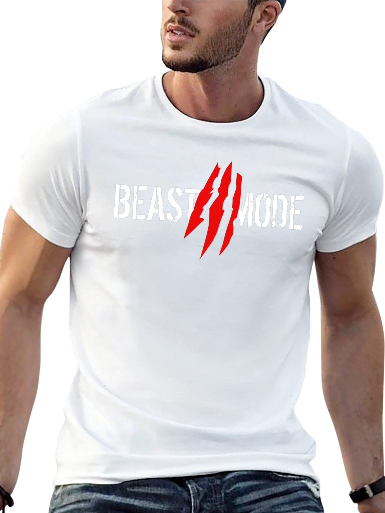 Beast Mode T-Shirt - Black Cotton Tee
