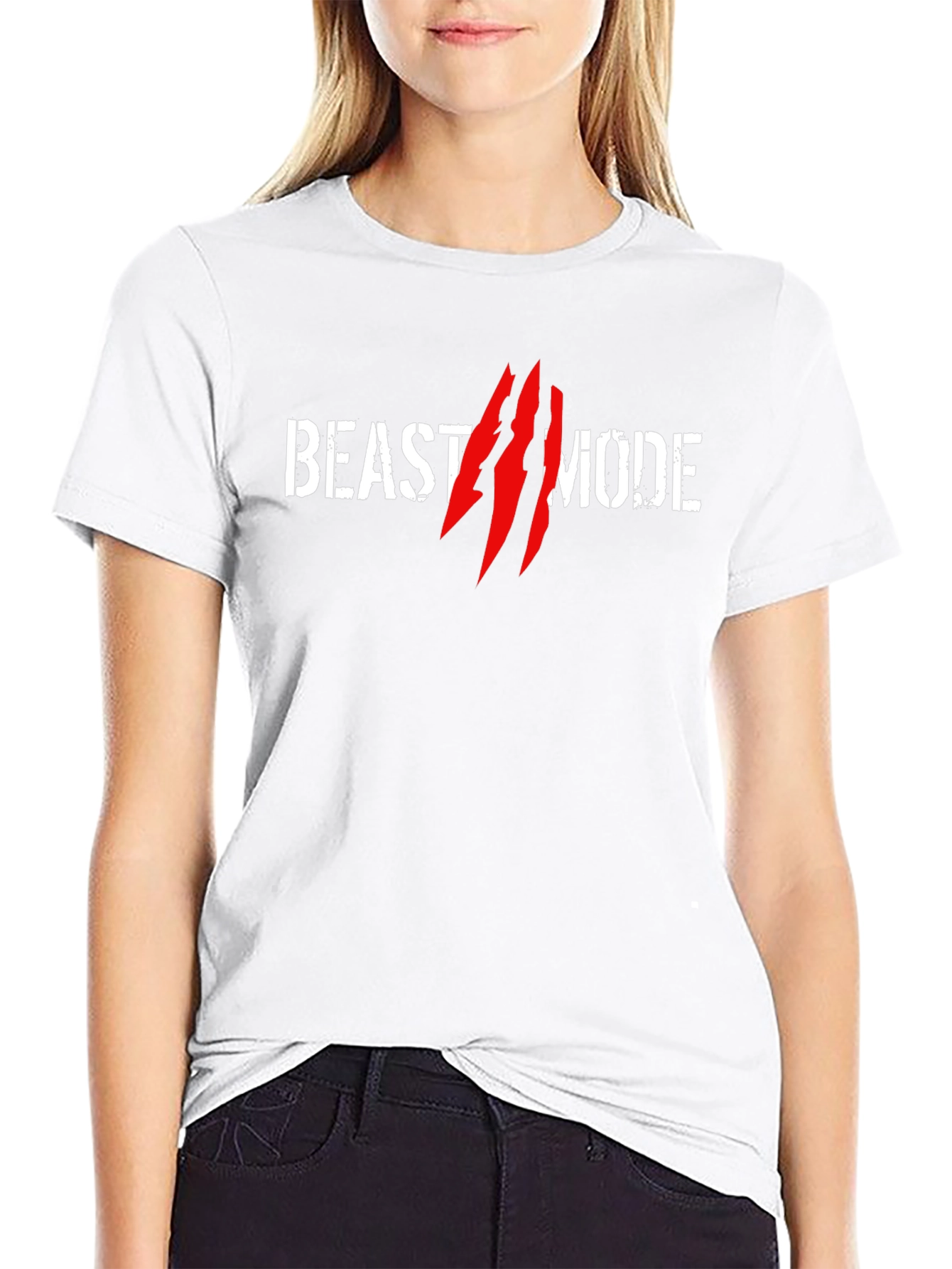 Beast Mode T-Shirt - Black Cotton Tee