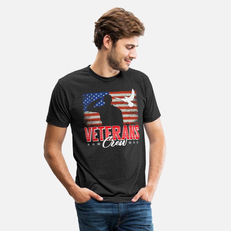 Veteran Shirt, Veterans Crew American Flag