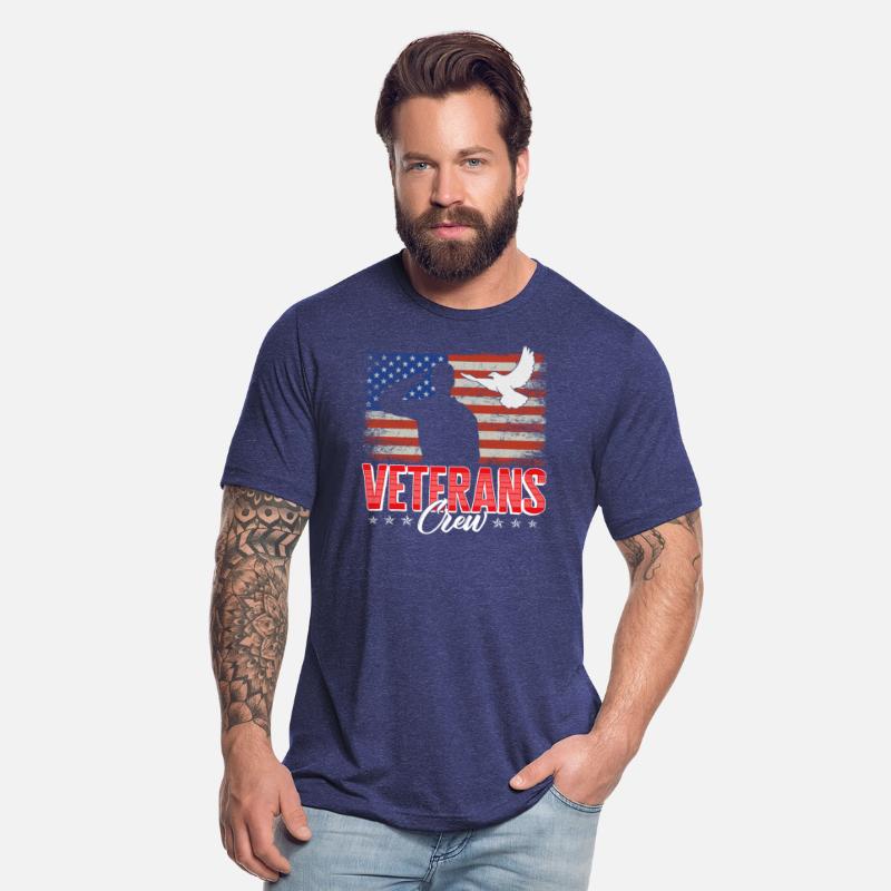 Veteran Shirt, Veterans Crew American Flag