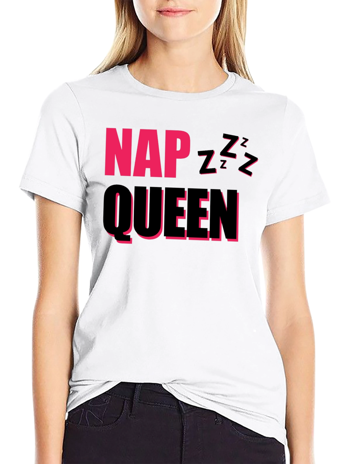 Nap Queen Graphic T-Shirt Sleepy Funny Tee
