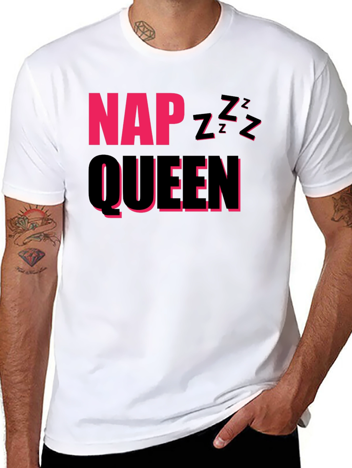 Nap Queen Graphic T-Shirt Sleepy Funny Tee