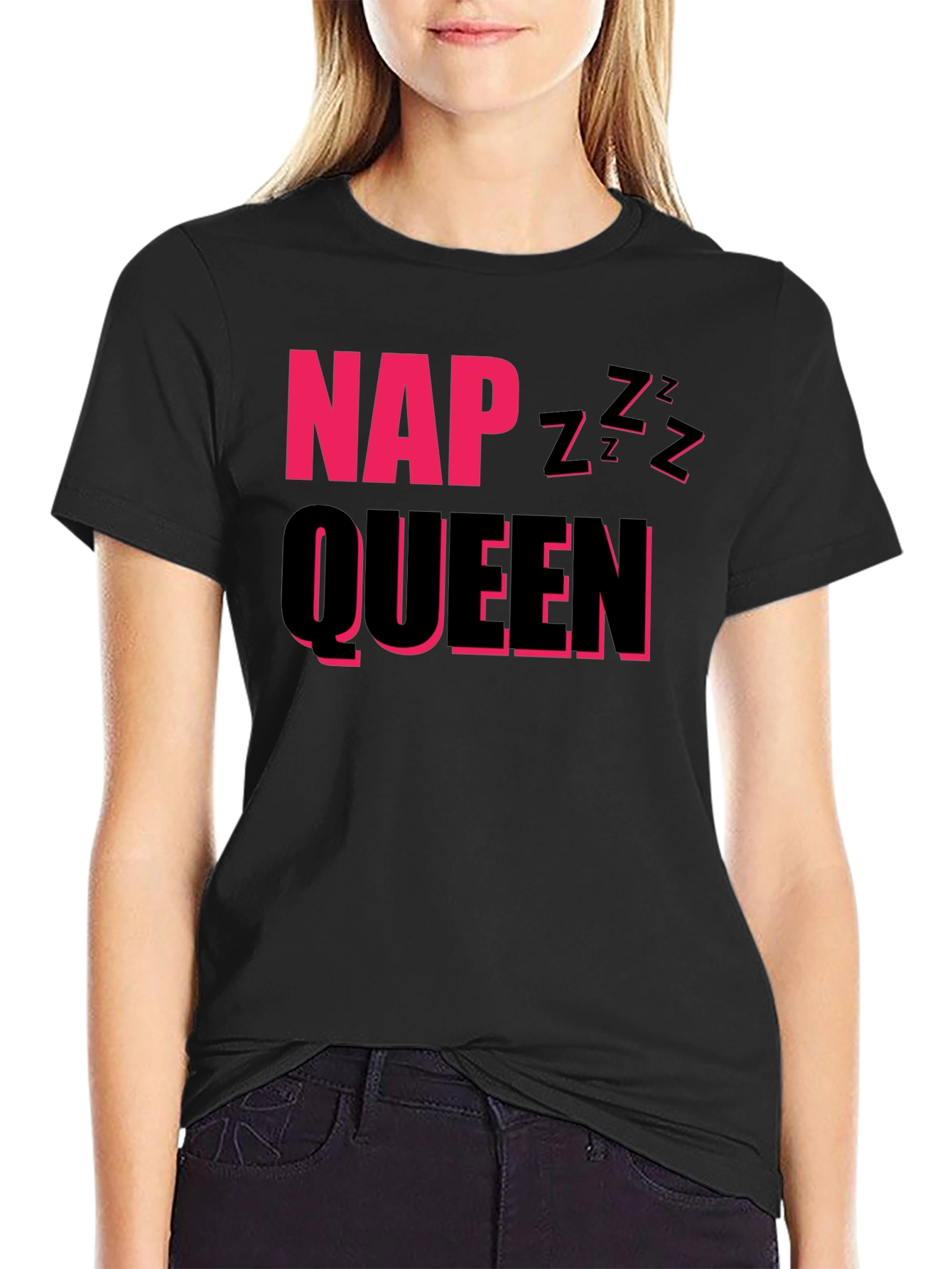 Nap Queen Graphic T-Shirt Sleepy Funny Tee