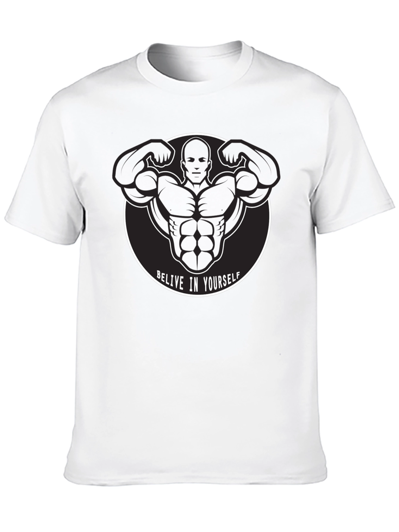 Believe In Yourself Graphic T-Shirt for Fitness Enthusiasts